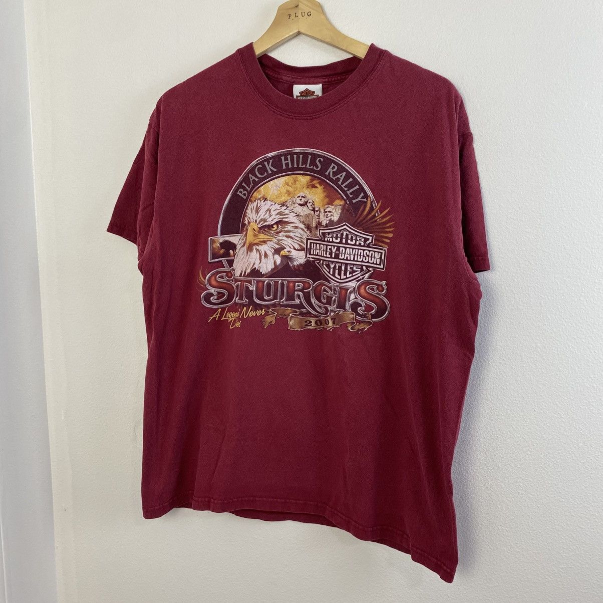 Harley Davidson Vintage Harley Davidson T Shirt L Black Hills Sturgis Rally Size US L / EU 52-54 / 3 - 3 Thumbnail