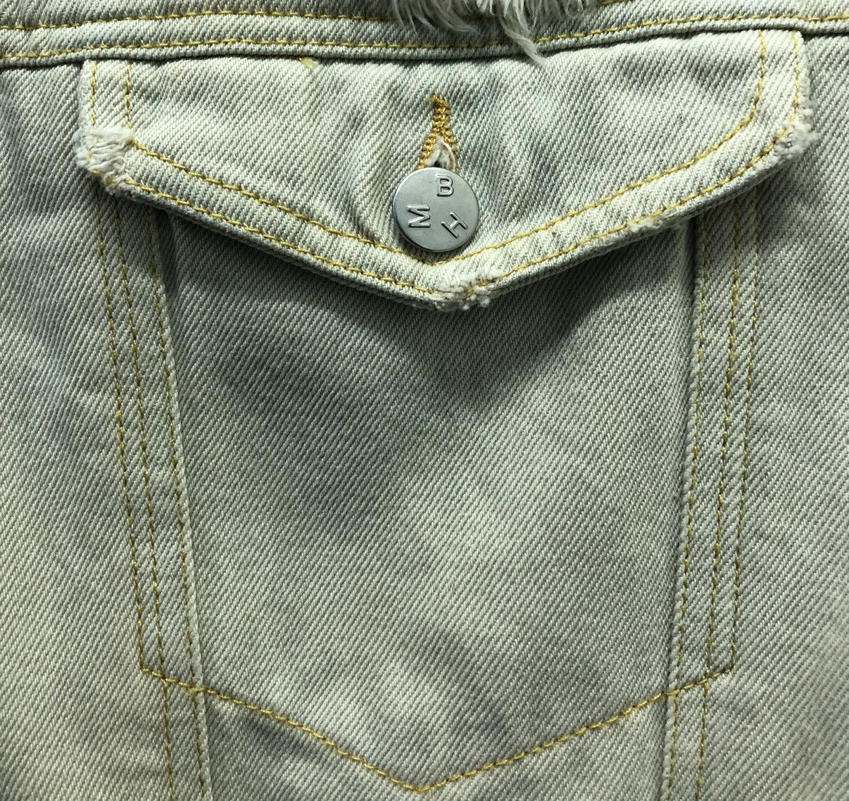 Misbhv Vintage MISBHV They Drained Very Soul Denim Jacket Size US S / EU 44-46 / 1 - 8 Thumbnail