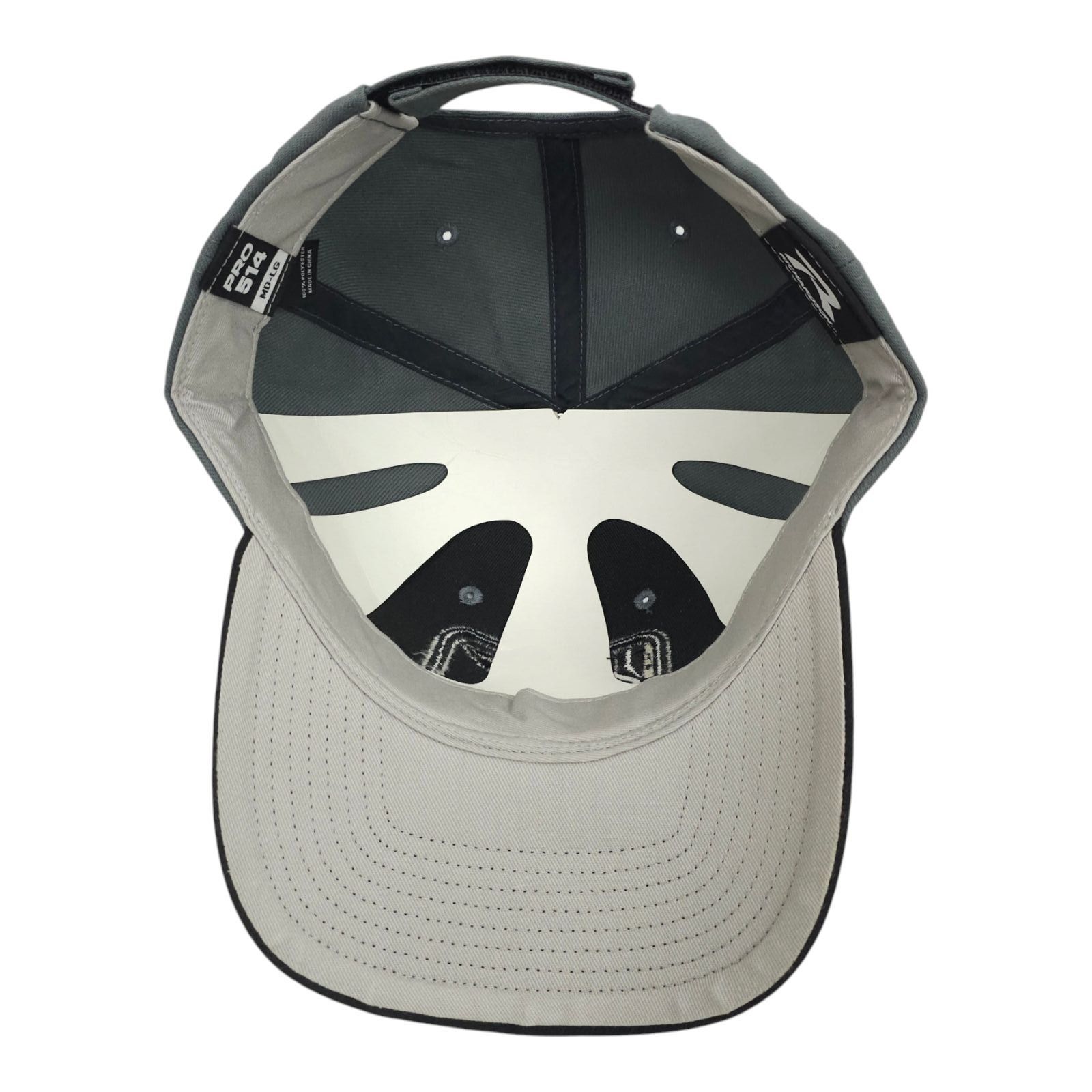 Richardson KS 3D Embroidered Strapback Cap Trucker Baseball Hat Gray Size ONE SIZE - 5 Thumbnail