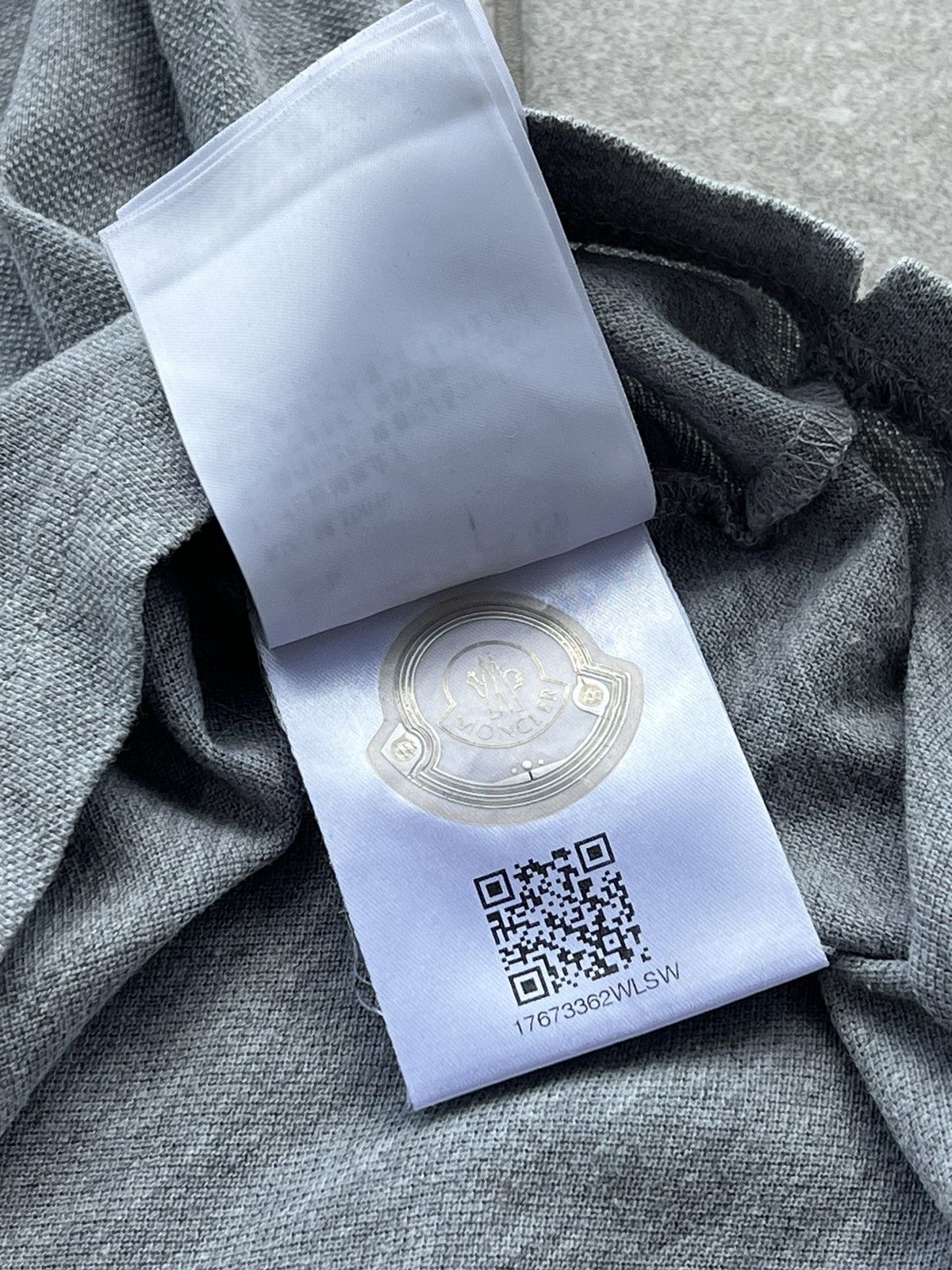 Moncler Moncler Maglia Polo Manica Corta grey triple logo Size US S / EU 44-46 / 1 - 8 Thumbnail