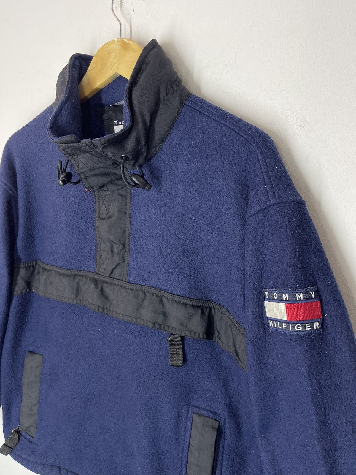 Tommy Hilfiger Vintage Tommy Hilfiger Anorak Fleece Jacket Size US M / EU 48-50 / 2 - 2 Thumbnail