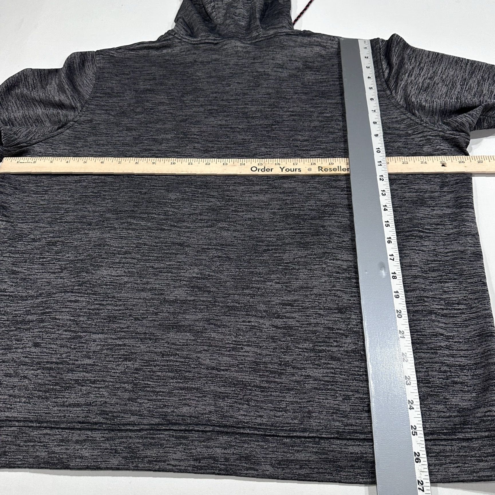 Under Armour Under Armour Hoodie Mens 2XL Gray ColdGear Pullover Fleece Hooded Pockets Size US XXL / EU 58 / 5 - 4 Thumbnail