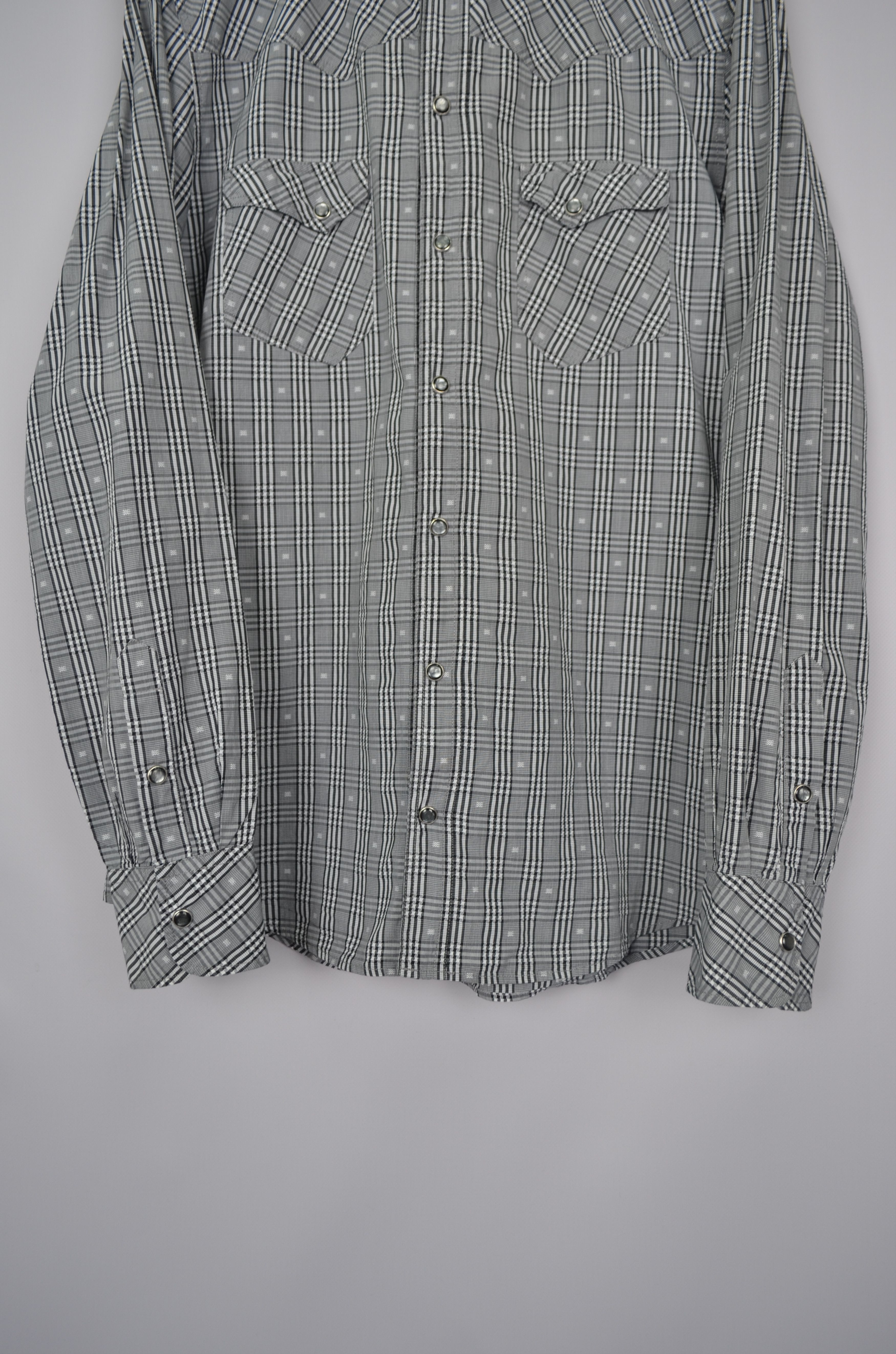 Dolce & Gabbana × Vintage Dolce & Gabbana GOLD Snap Western Check Shirt Runway Size L Size US L / EU 52-54 / 3 - 3 Thumbnail