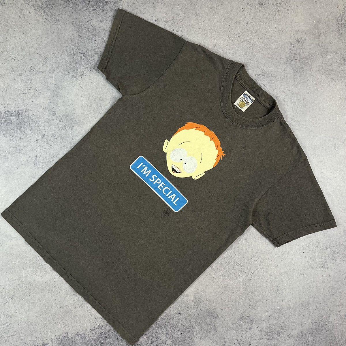 Vintage South Park Timmy Burch humor “im special” tee 00’s