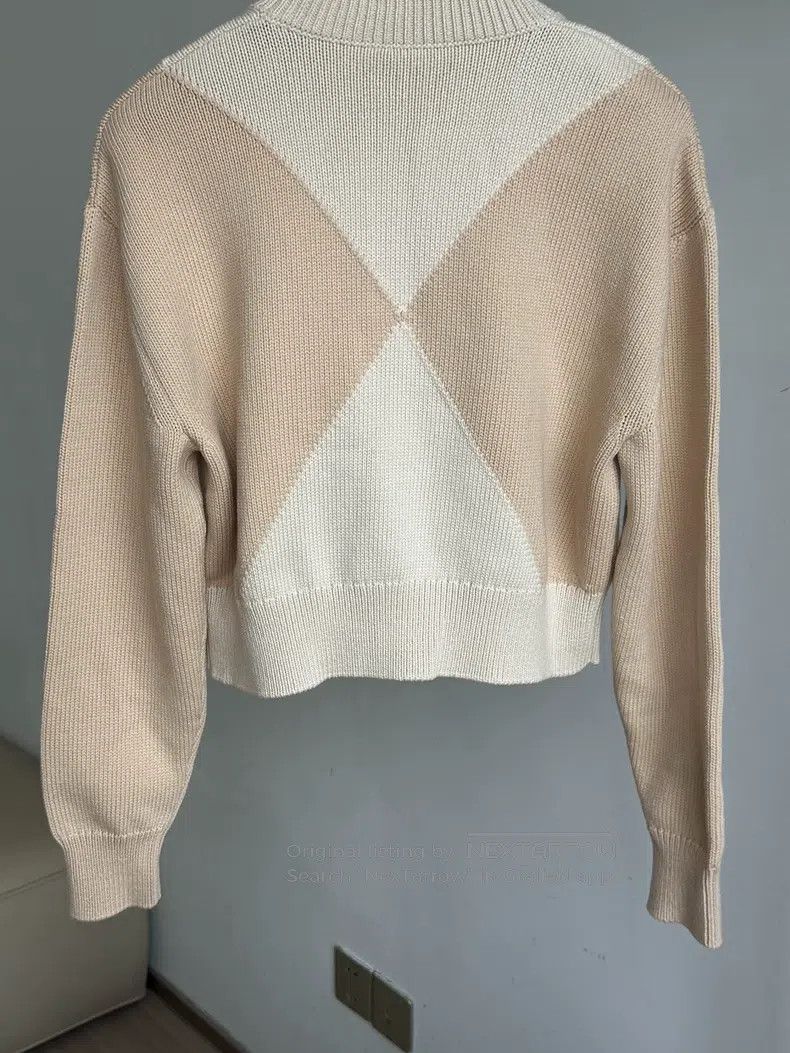 Hermes Hermes Fall and Winter Knit Sweater with Milk Tea Color Ba Size XS / US 0-2 / IT 36-38 - 4 Thumbnail