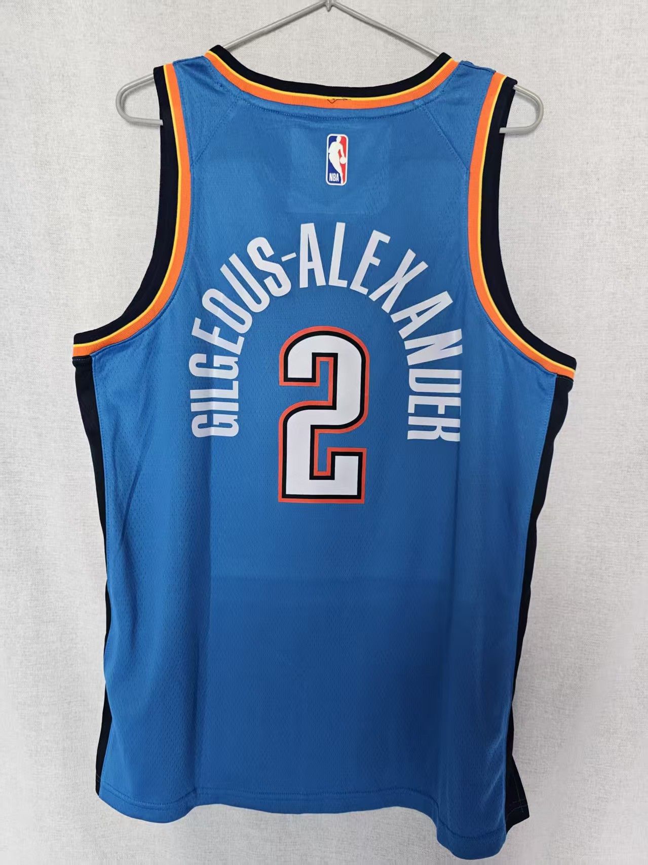 NBA Oklahoma City Thunder 2 Gilgeous-Alexander Jersey Blue Size US XL / EU 56 / 4 - 2 Thumbnail
