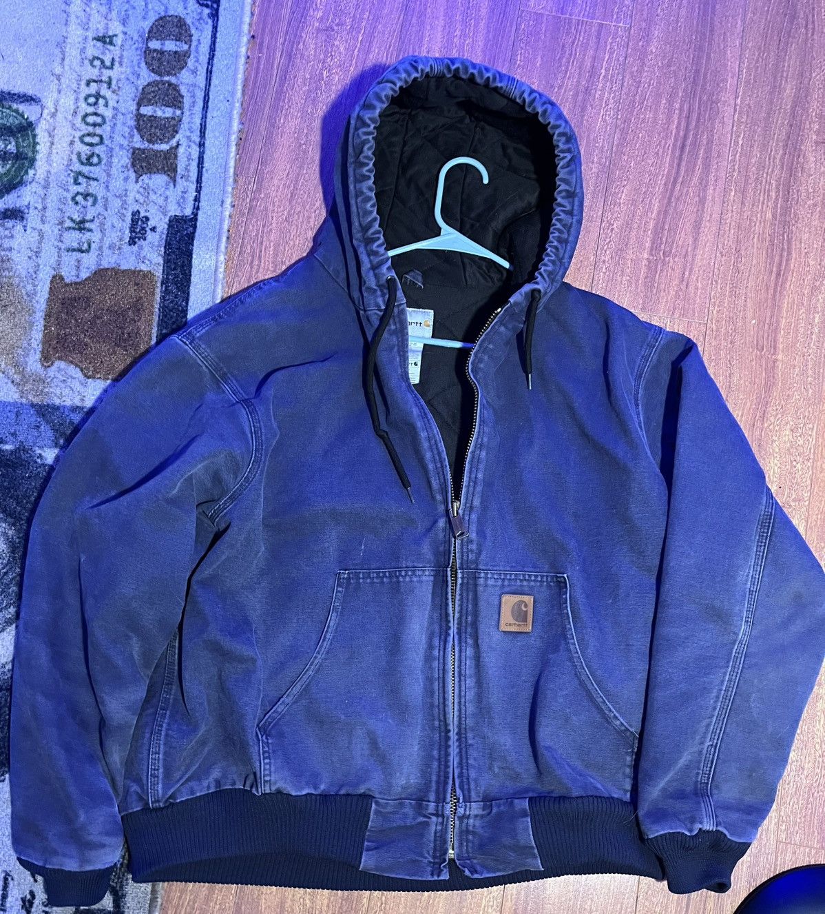 Carhartt Carhartt blue jacket hoodie Size US XL / EU 56 / 4 - 1 Thumbnail