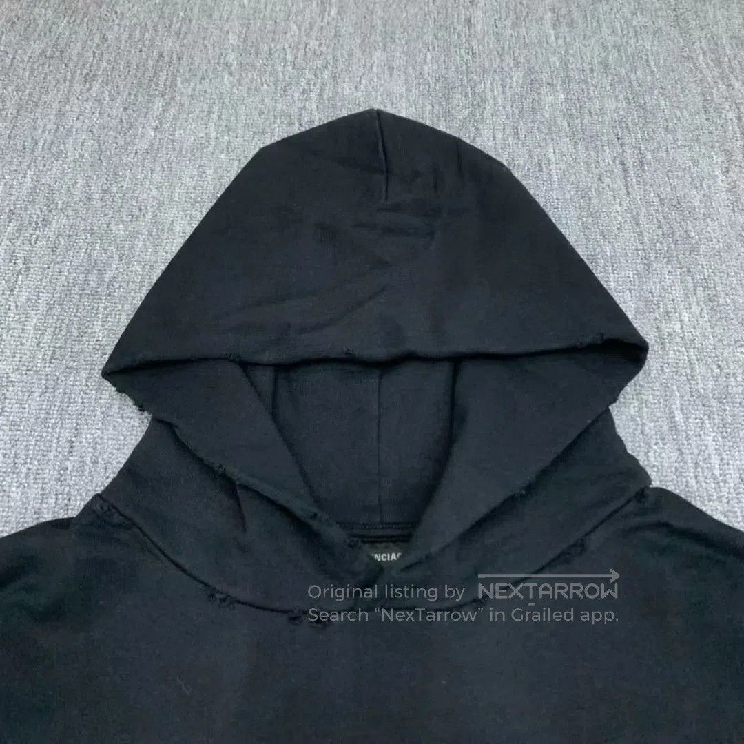 Balenciaga Balenciaga Black Graffiti Hoodie Sweatshirt. Size US M / EU 48-50 / 2 - 4 Thumbnail