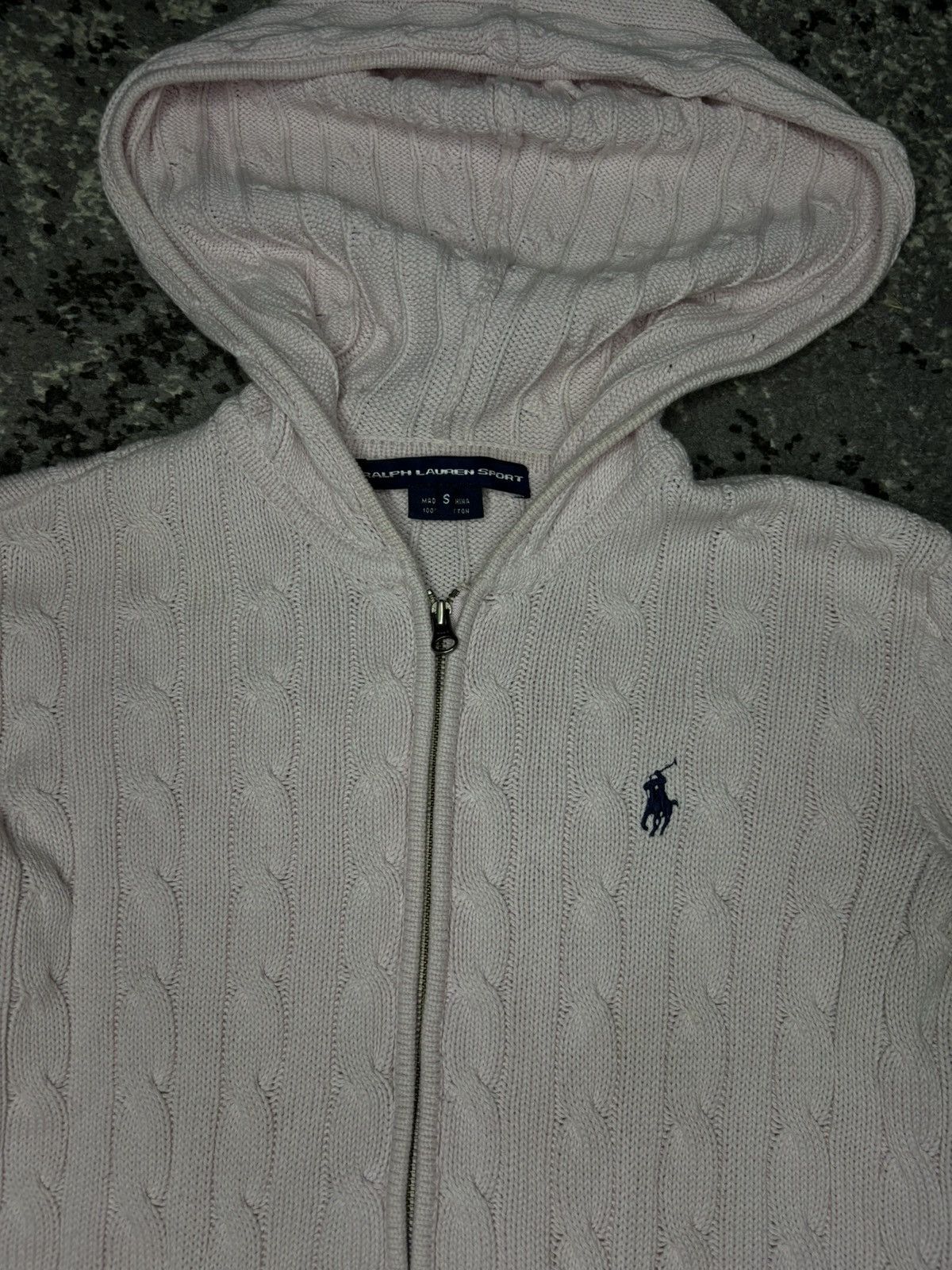 Polo Ralph Lauren × Vintage Vintage Polo Ralph Lauren y2k Cable-Knit Sweater Size S / US 4 / IT 40 - 2 Thumbnail