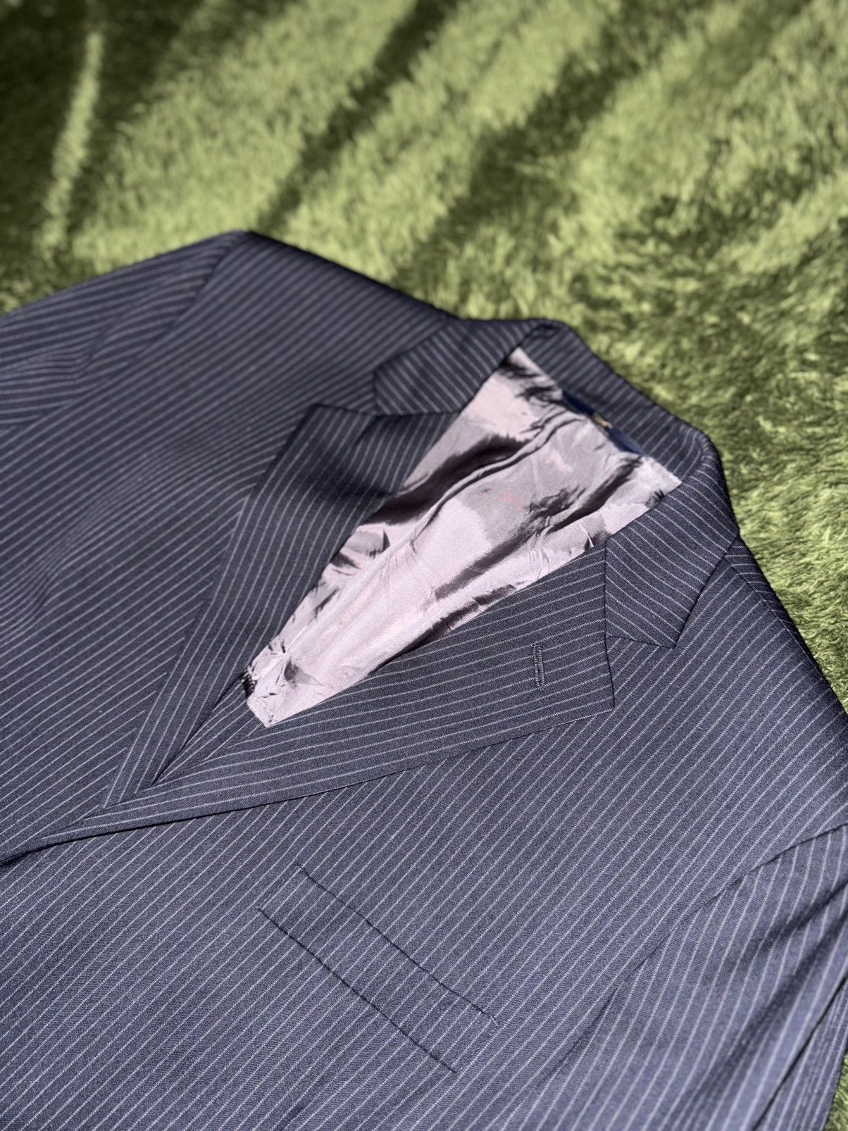 Brooks Brothers [46L] 00s Brooks Brothers 346 USA Stripe Blazer Jacket Size 46L - 2 Thumbnail