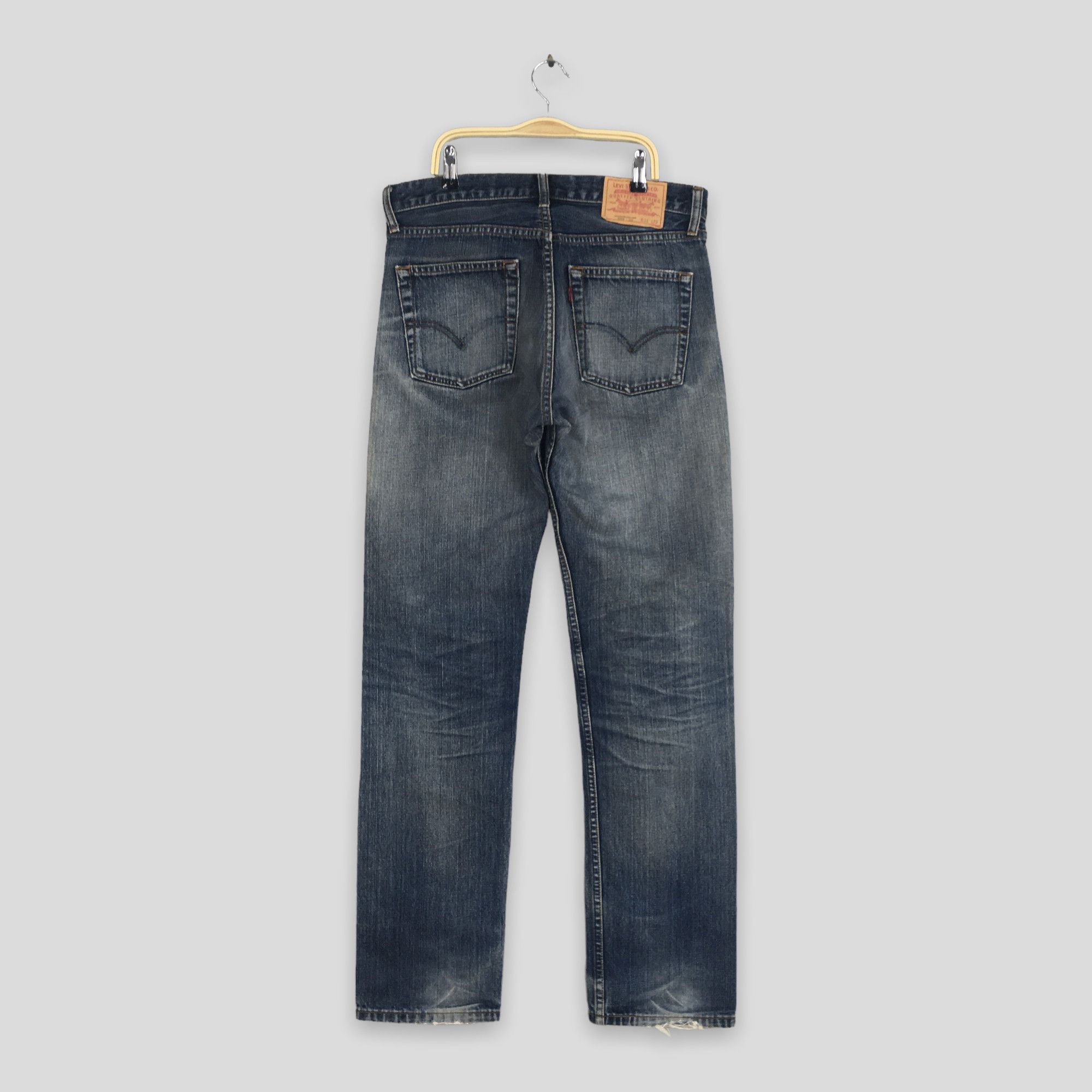 Levi's Size 32x33 Vintage Levis 505 Faded Stonewash Jeans S1951 Size US 32 / EU 48 - 9 Thumbnail