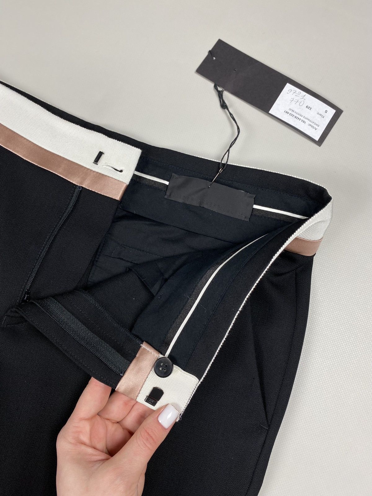 Haider Ackermann BNWT! Haider Ackermann virgin wool dress pants trousers Size 26" / US 2 / IT 38 - 14 Thumbnail