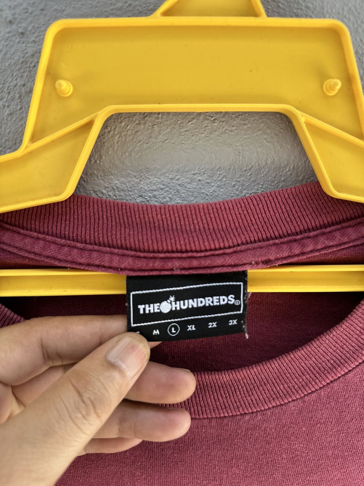 The Hundreds Thrashed Vintage The Hundreds Skateboard Police Faded Grunge Size US L / EU 52-54 / 3 - 4 Thumbnail