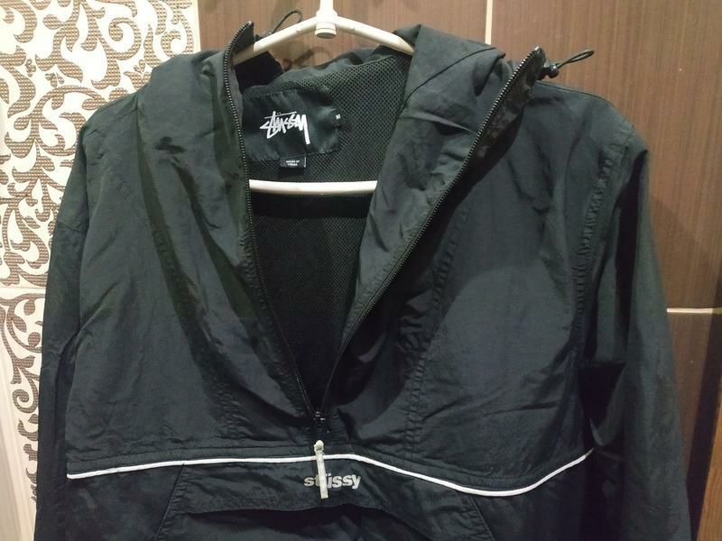 Stussy Stussy Reflective Nylon Anorak Windbreaker Black M Size US M / EU 48-50 / 2 - 8 Thumbnail