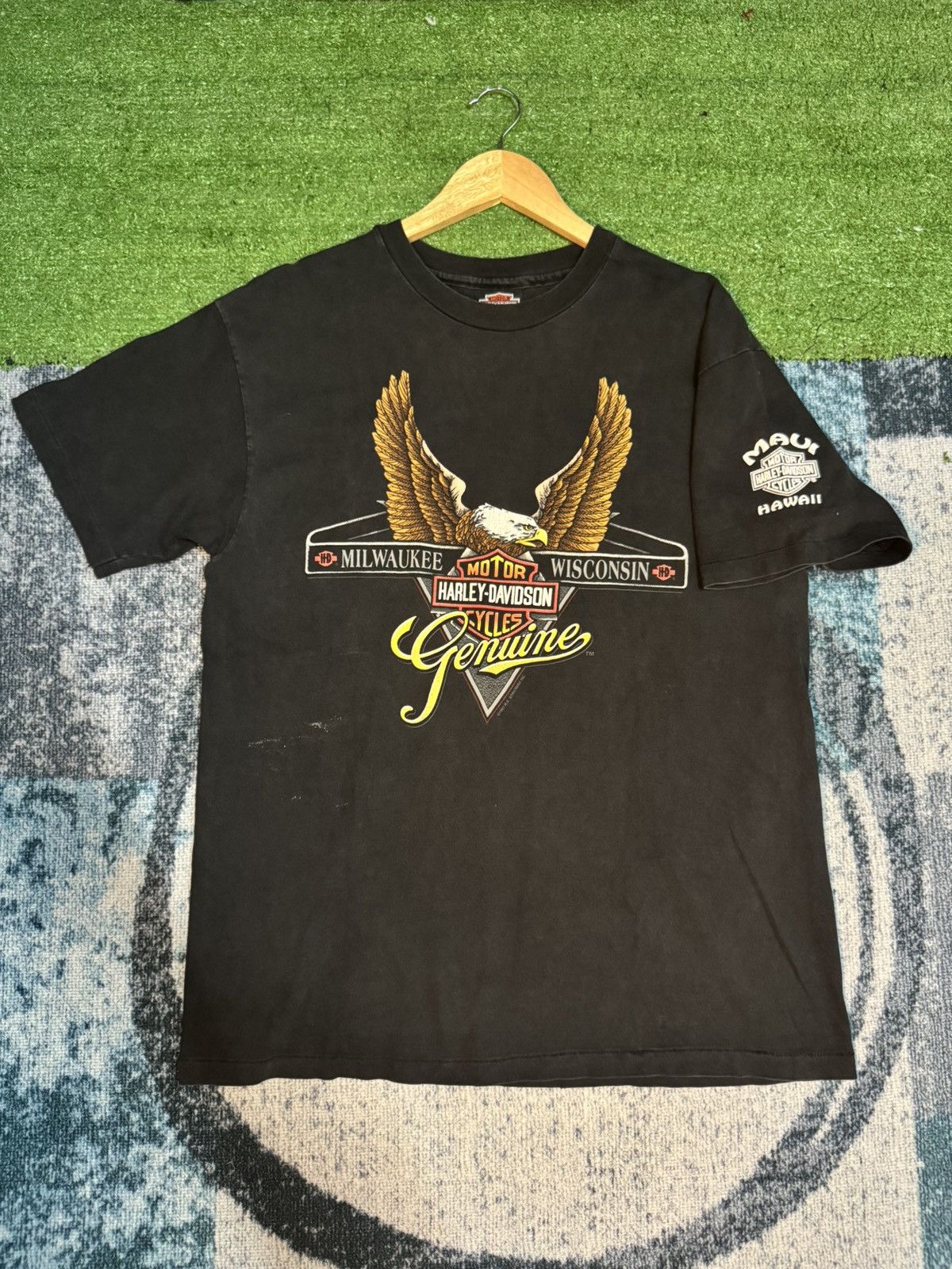 Harley Davidson × Vintage Vintage 1993 Harley Davidson Hawaii 1993 Size US L / EU 52-54 / 3 - 1 Thumbnail