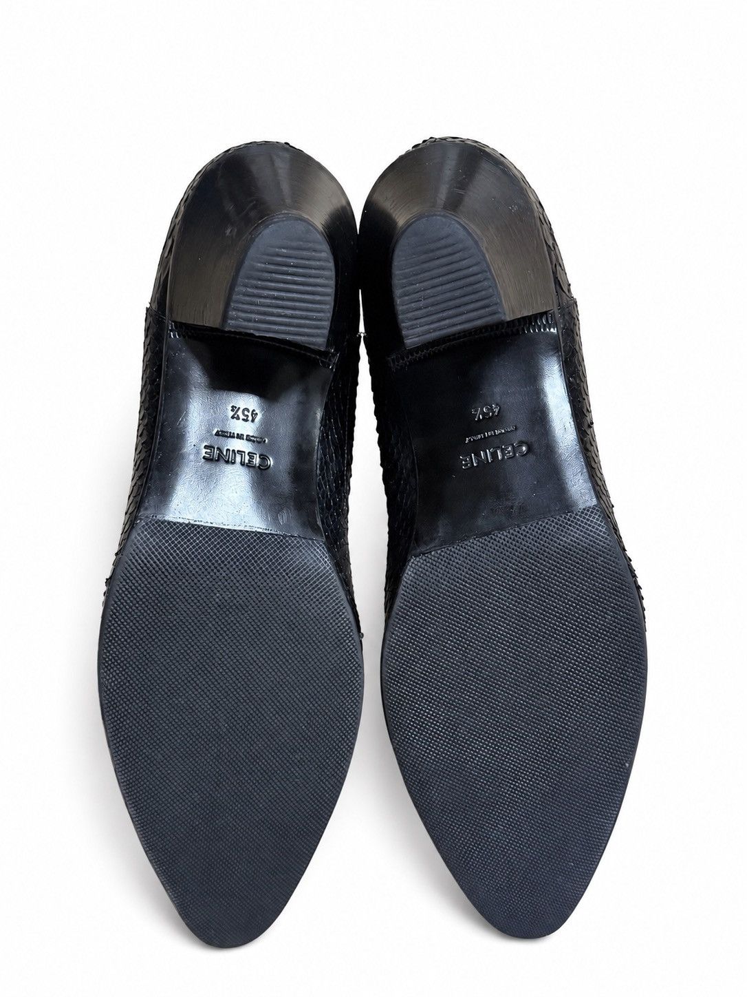 Celine CELINE FW24 Runway Hector Python-Embossed Chelsea Boots Size US 12 / IT 42 - 6 Thumbnail
