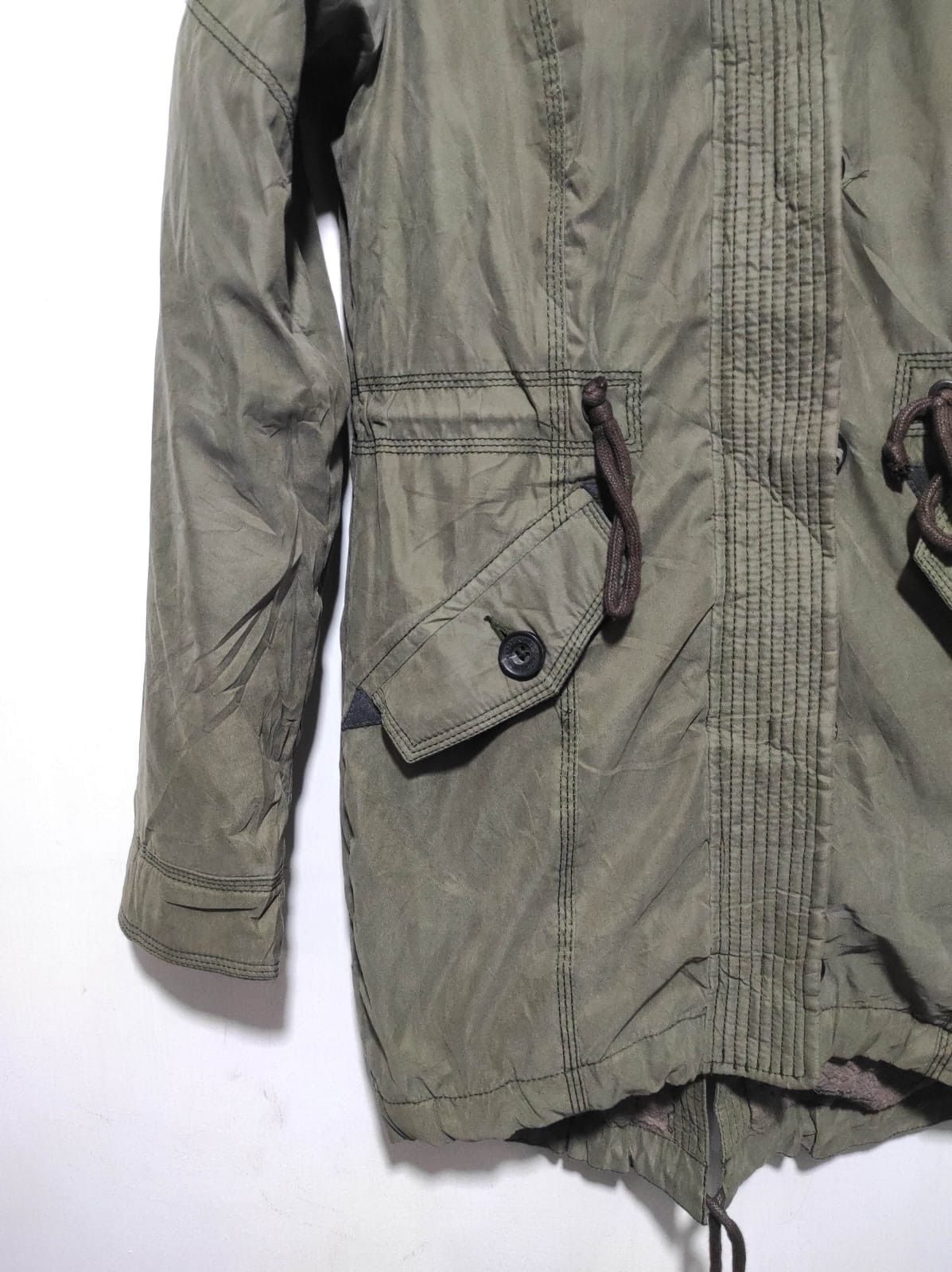 Abercrombie & Fitch Abercrombie & Fitch zip fur hoodie parka jacket LGB style Size XS / US 0-2 / IT 36-38 - 4 Thumbnail