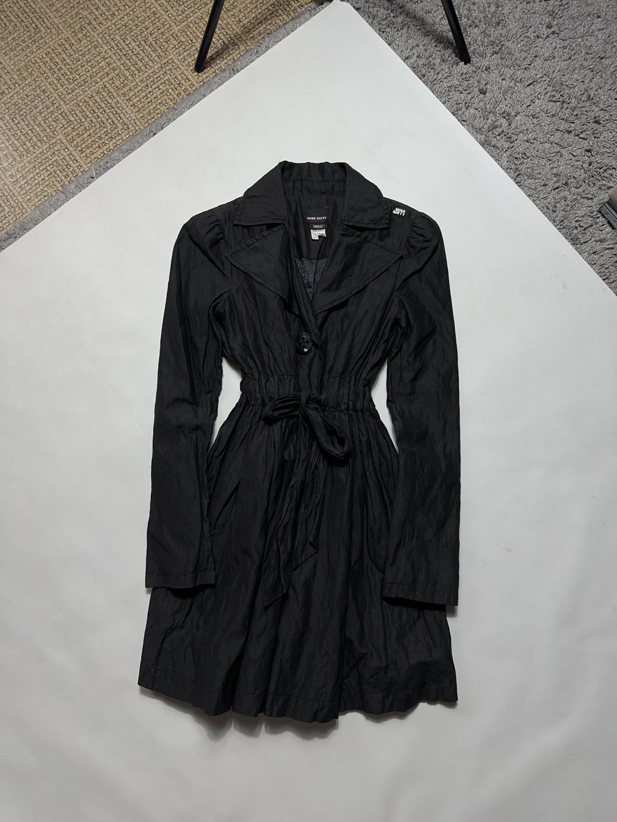 Miss Sixty Miss Sixty Vintage Y2K Trench Coat Size XS / US 0-2 / IT 36-38 - 1 Thumbnail