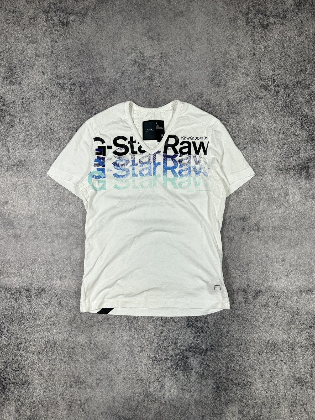 G-Star Vintage G Star Raw Big Logo T-shirt Streetwear Rare Casual Size US L / EU 52-54 / 3 - 1 Thumbnail