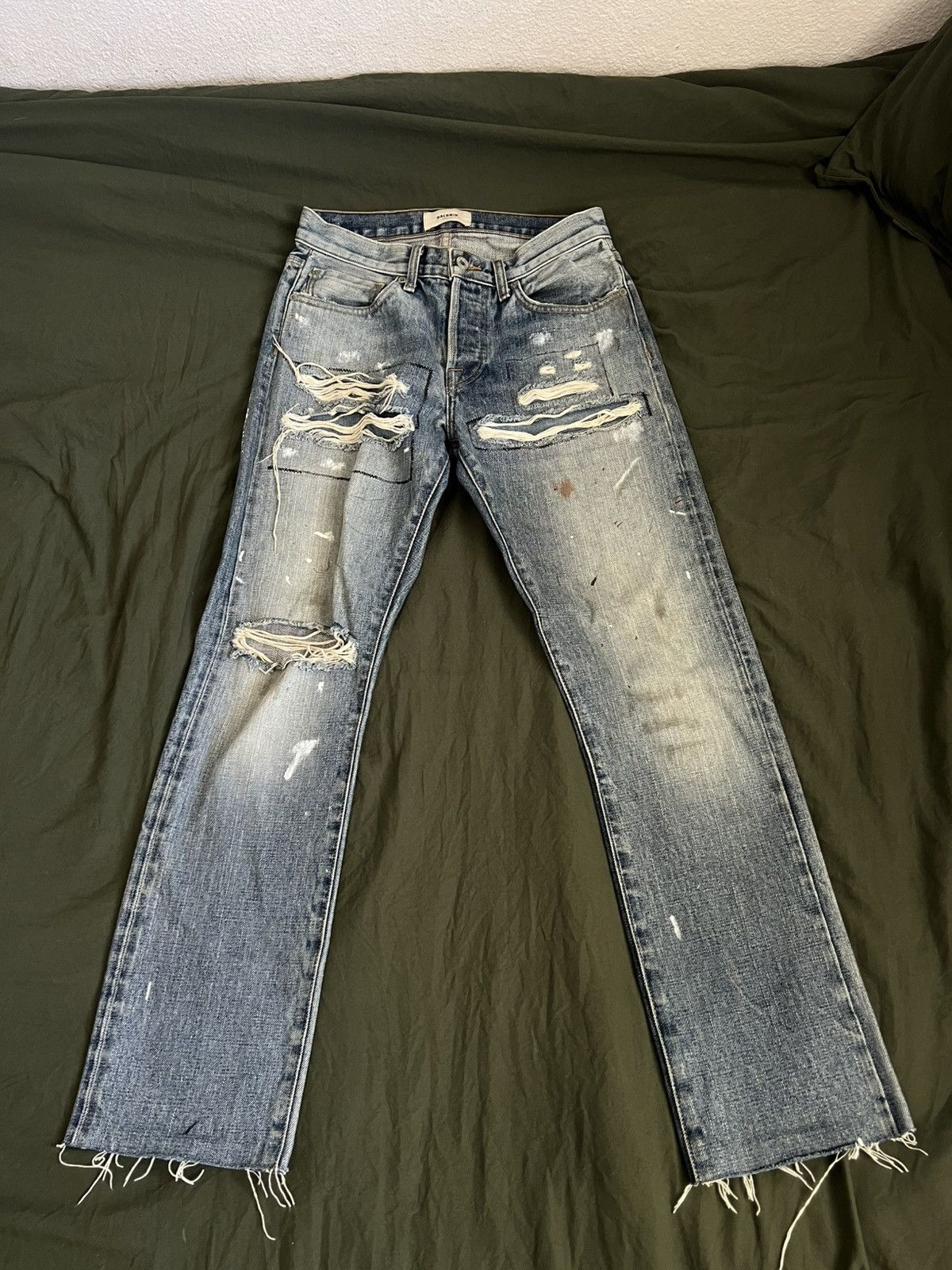Baldwin BALDWIN SLIM STRAIGHT DENIM PANTS Size US 28 / EU 44 - 1 Thumbnail