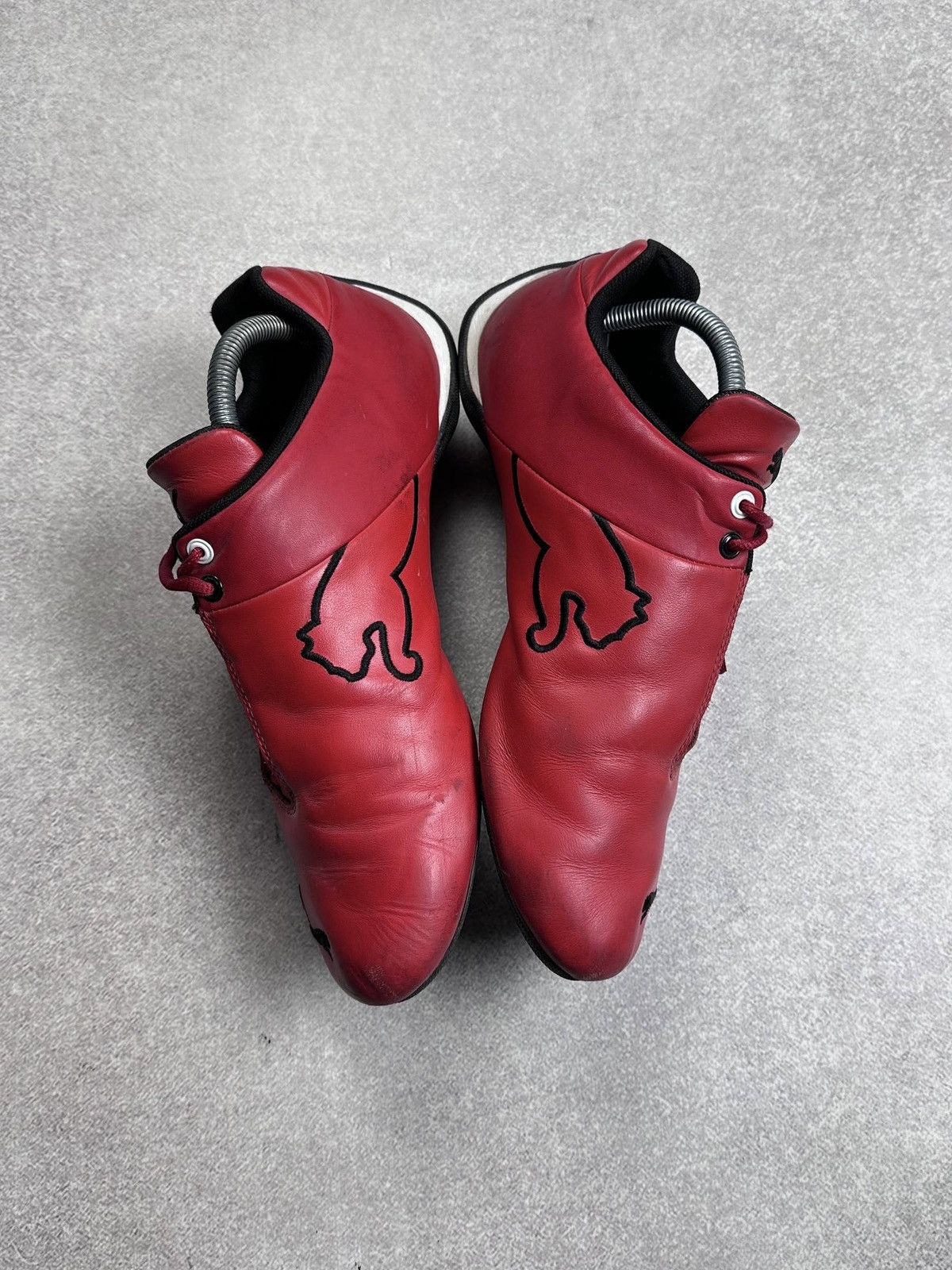 Japanese Brand Vintage Puma Speed Cat leather Shoes Size US 9 / IT 39 - 4 Thumbnail