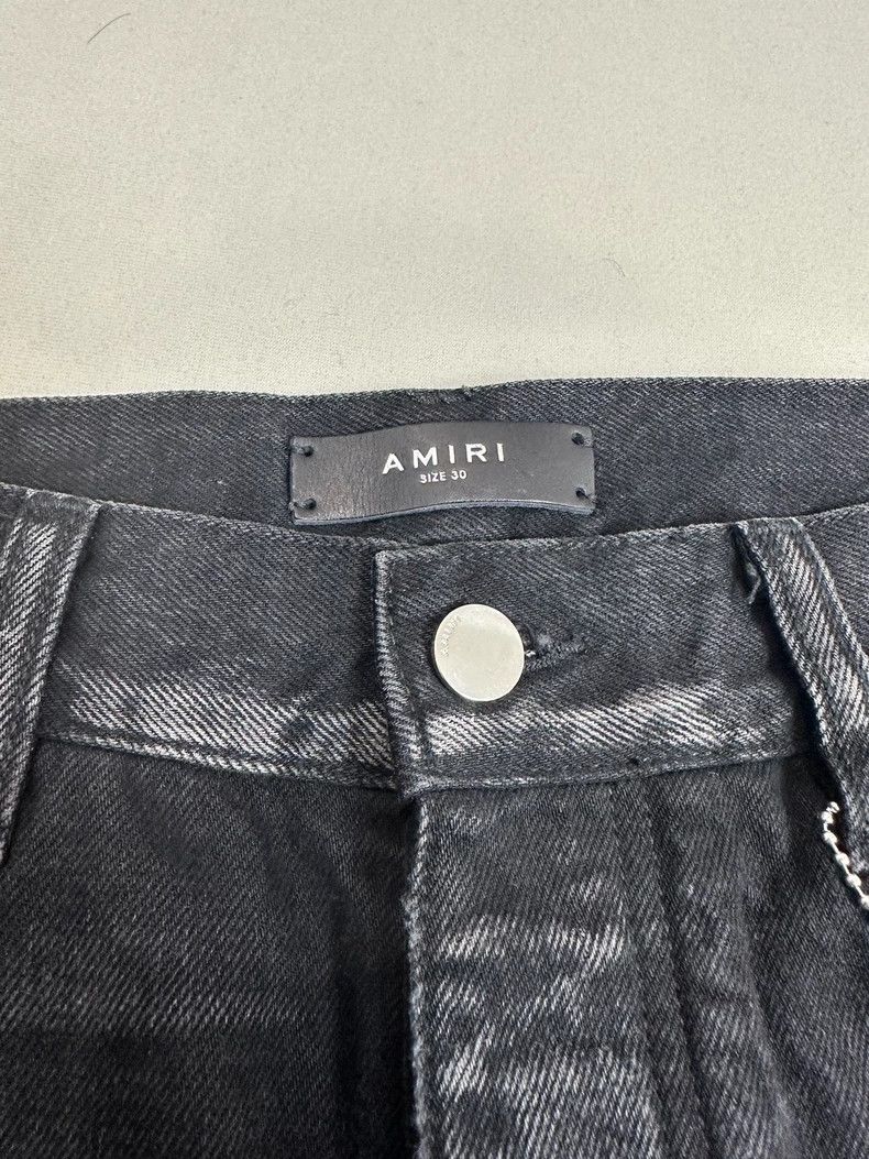 Amiri Amiri Black and gray washed straight loose jeans 2501-Nexta Size US 30 / EU 46 - 5 Thumbnail