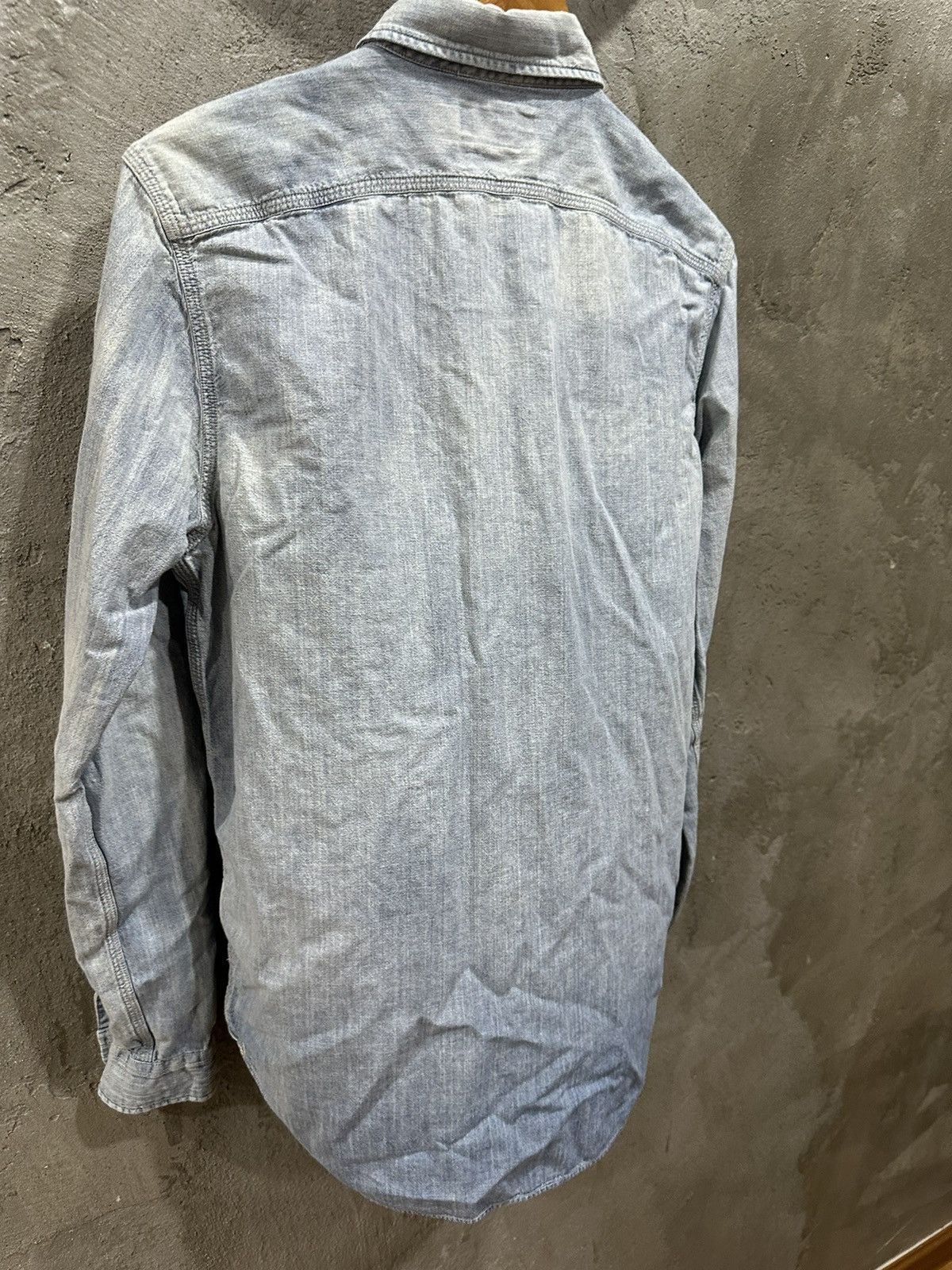 RRL Ralph Lauren Vintage RRL Polo Ralph Lauren Wash Denim Shirt Size US M / EU 48-50 / 2 - 4 Thumbnail
