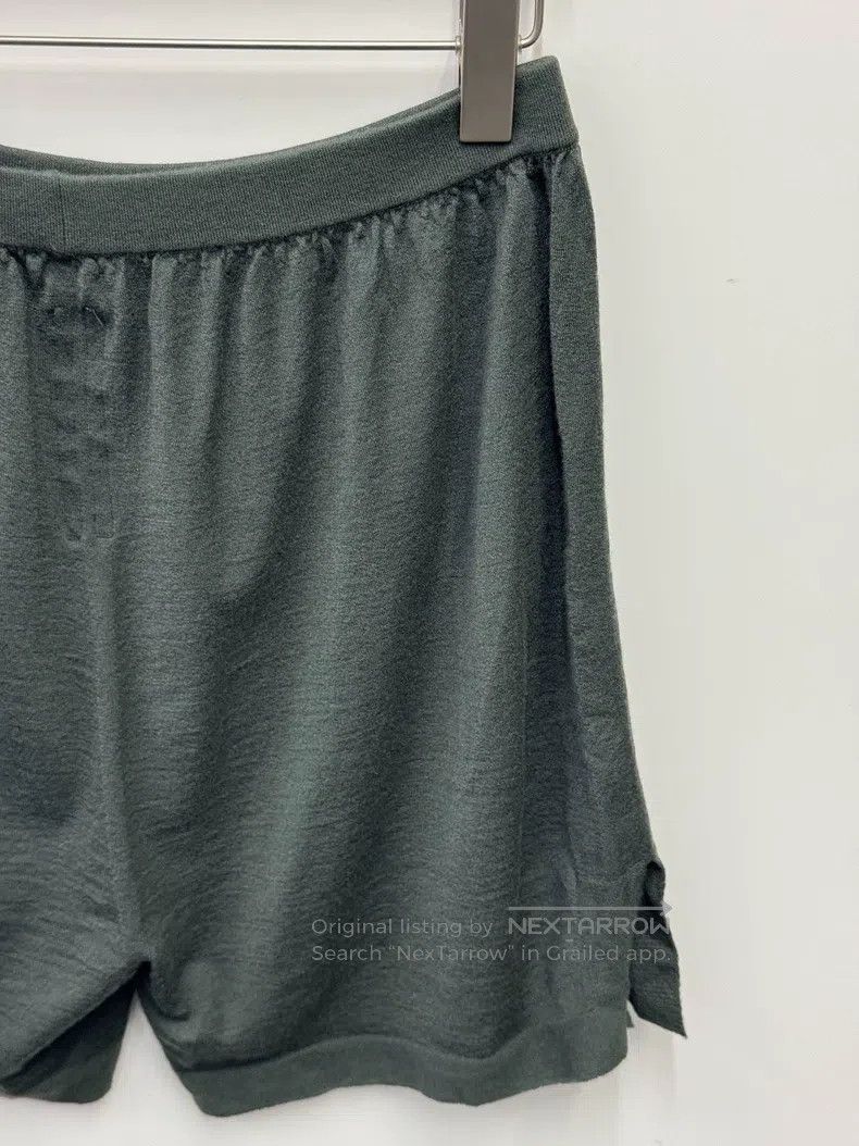 Rick Owens Rick Owens size xs Forest Green Knit Shorts Size US 28 / EU 44 - 4 Thumbnail