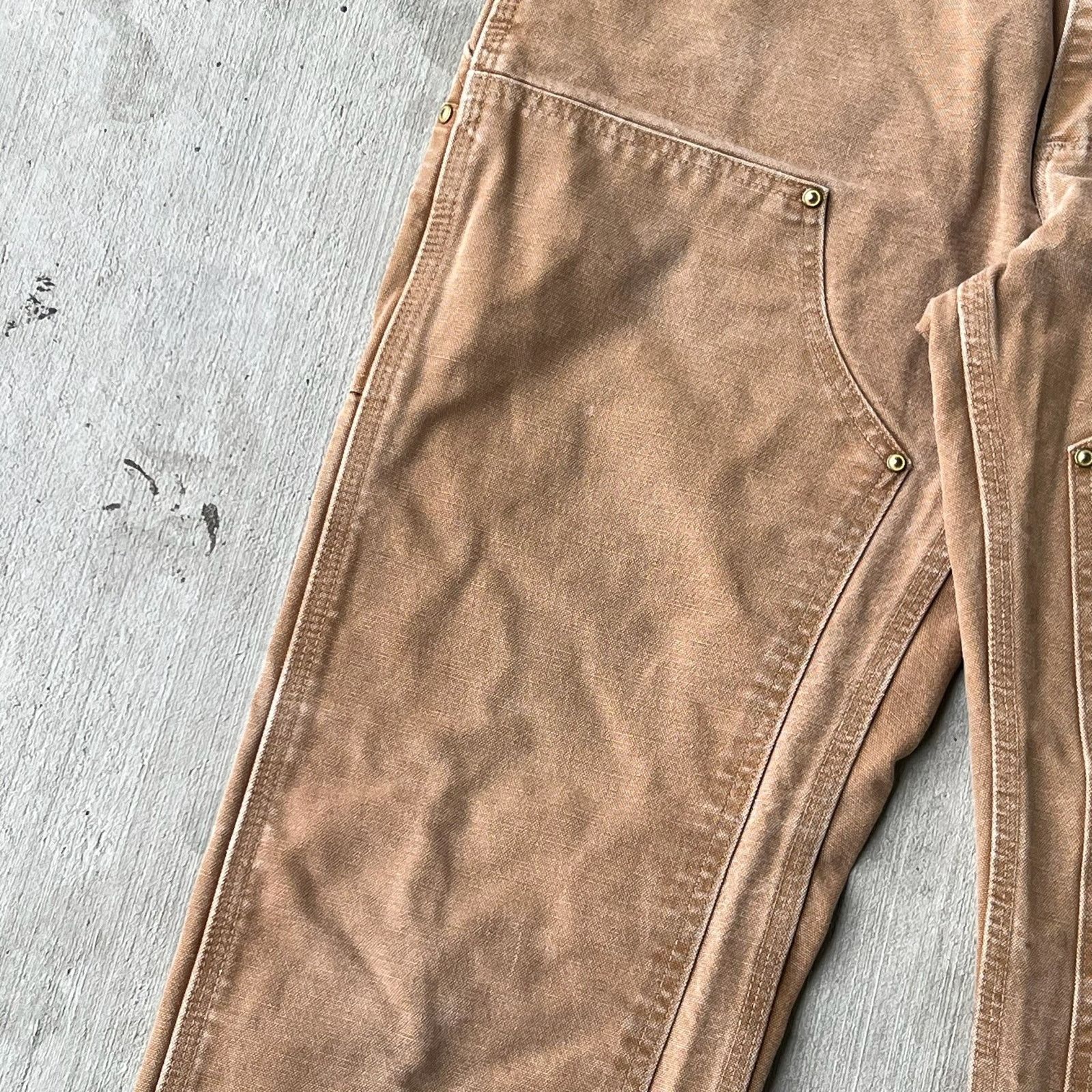Carhartt × Vintage Carhartt brown double knee work wear carpenter pants Size US 30 / EU 46 - 11 Thumbnail