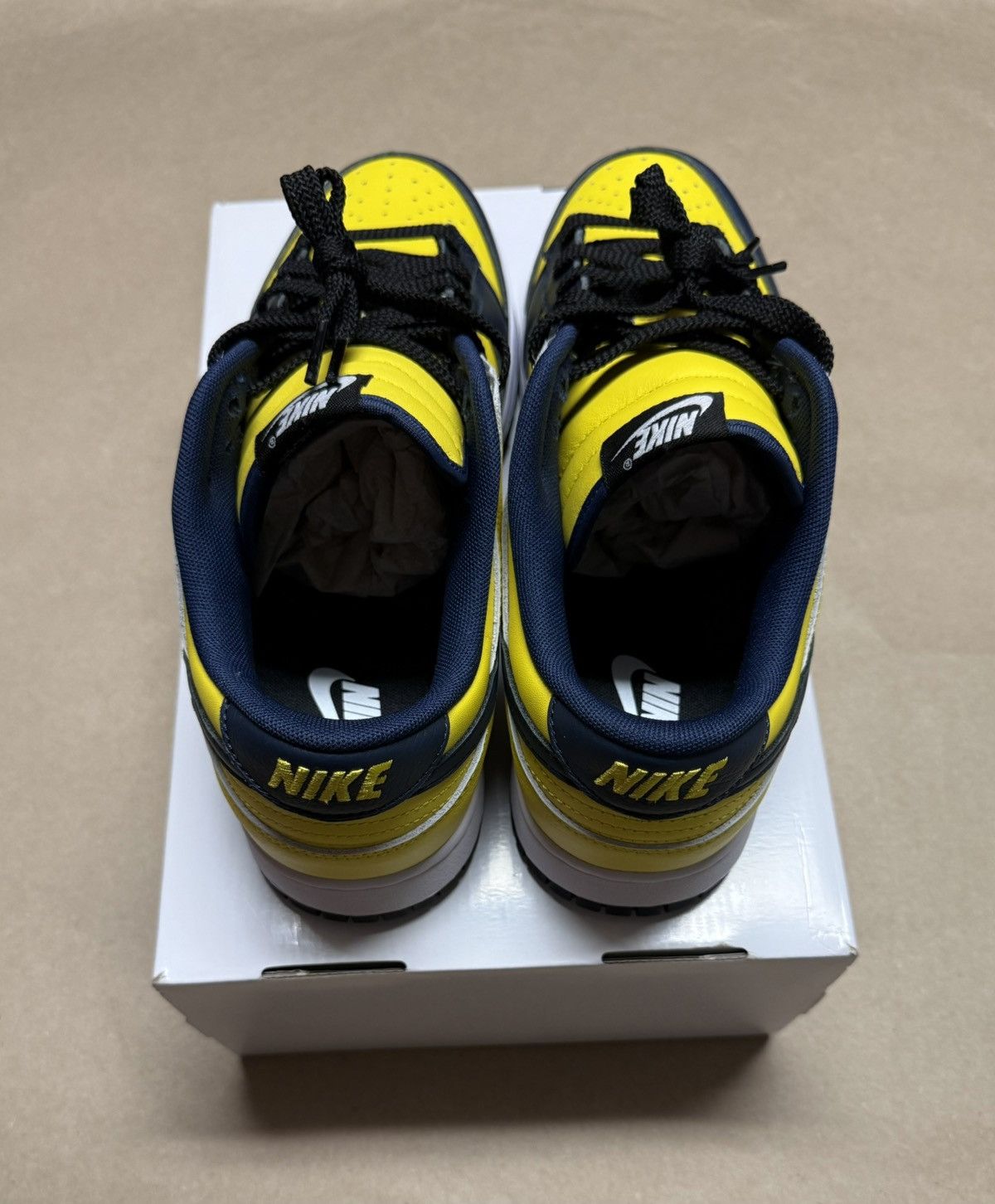 Nike Nike Dunk Low By You Michigan SB men’s size 11.5 shoes Rare! Size US 11.5 / EU 44-45 - 4 Thumbnail