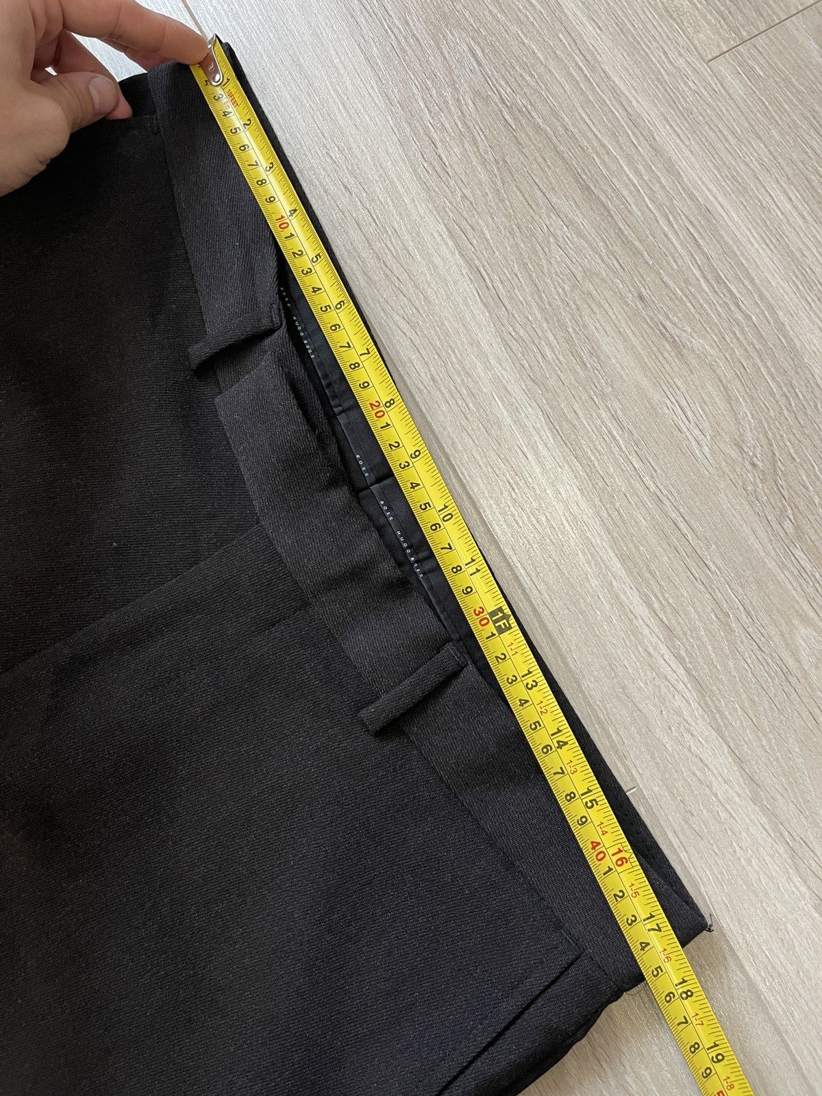 Hugo Boss Vintage Hugo boss trousers classic pants black wool 50 Size 40R - 6 Thumbnail
