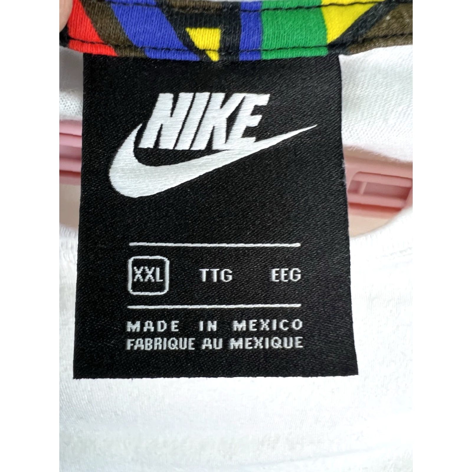 Nike Nike Rainbow Peace Sign T-Shirt Adult 2XL Short Sleeve Multicolor Graphic Print Mens Size US XXL / EU 58 / 5 - 4 Thumbnail