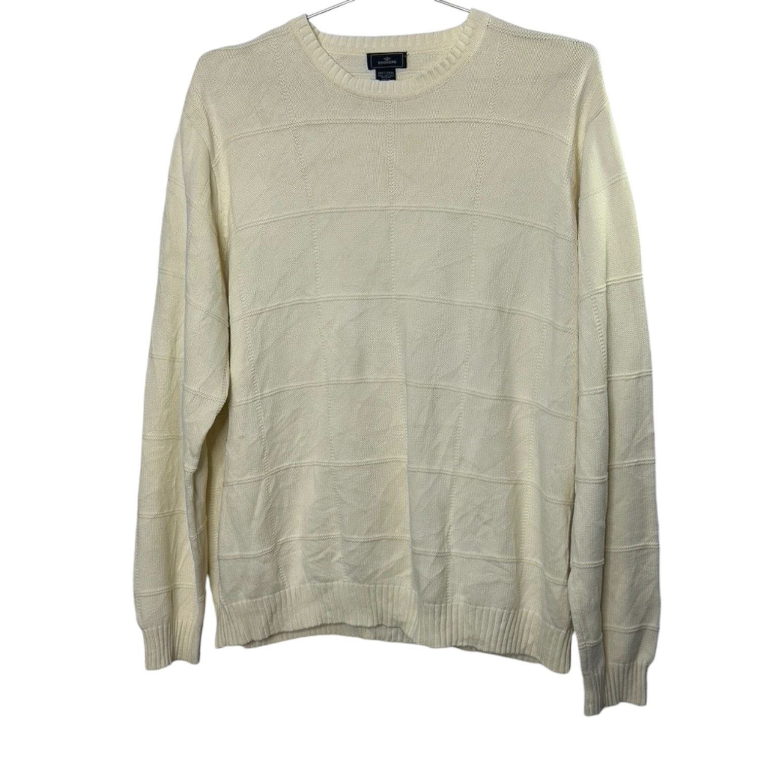 Dockers Dockers Ivory Crewneck Long Sleeve Knit Sweater Men's 2XLT Size US XXL / EU 58 / 5 - 1 Thumbnail