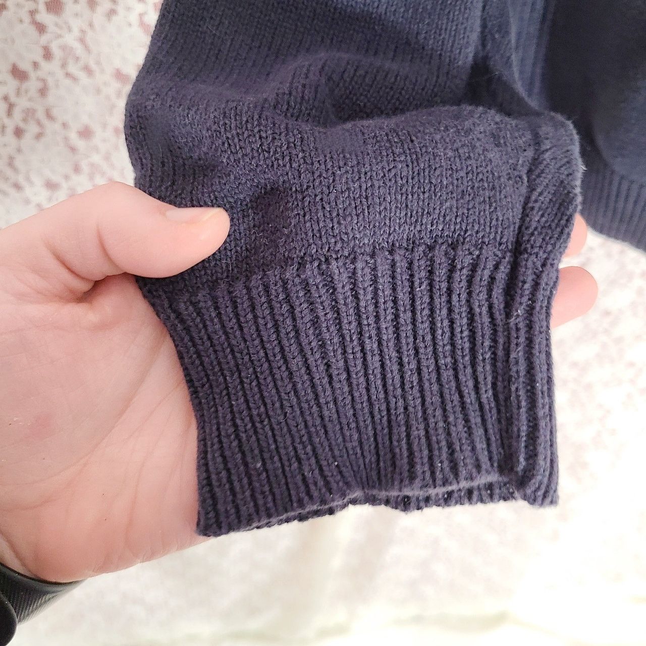 Nautica vintage 90s Nautica navy knit stripped logo sweater size xl Size US XL / EU 56 / 4 - 6 Thumbnail