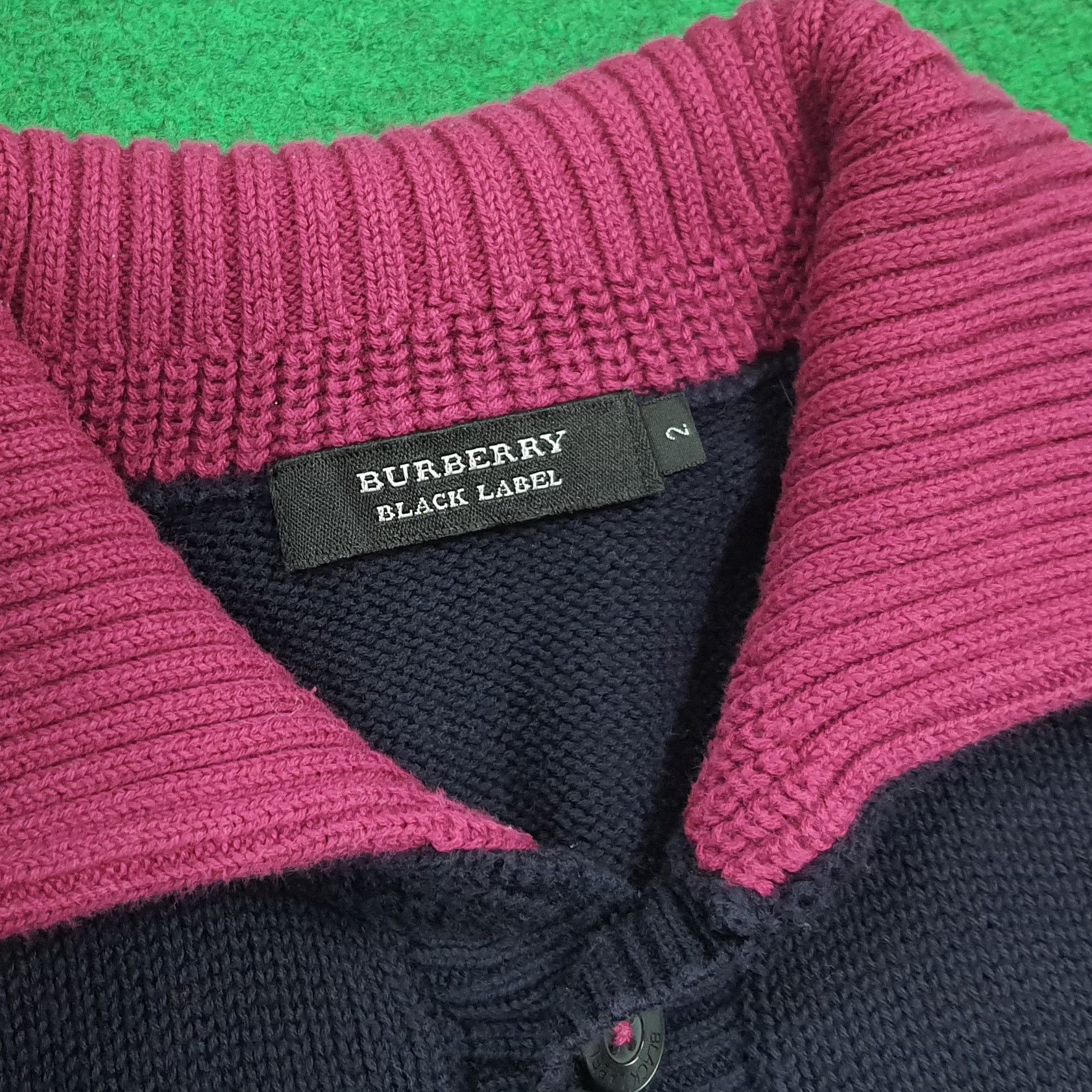 Burberry Vintage Burberry Black Label Knit Polo Sweater E1A18 Size US S / EU 44-46 / 1 - 6 Thumbnail