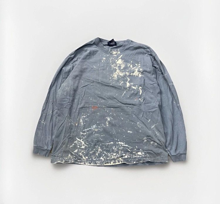 Vintage Distressed Painters Shirt Size US L / EU 52-54 / 3 - 1 Thumbnail
