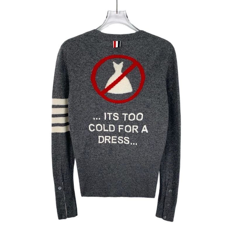 Thom Browne Thom Browne Long sleeve knit cardigan Size XS / US 0-2 / IT 36-38 - 2 Thumbnail