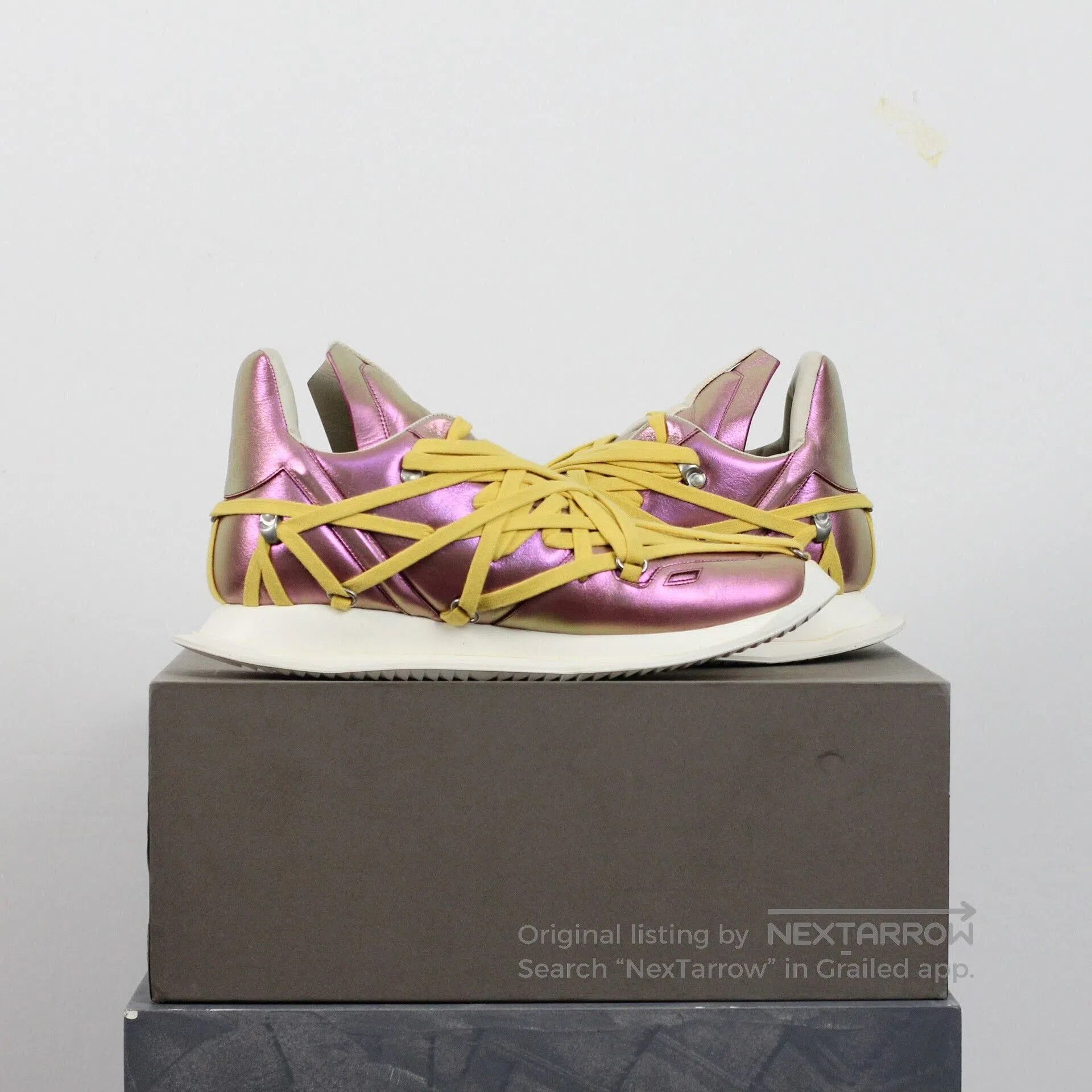 Rick Owens rick owens runner laser strap sneakers. Size US 9.5 / EU 42-43 - 5 Thumbnail