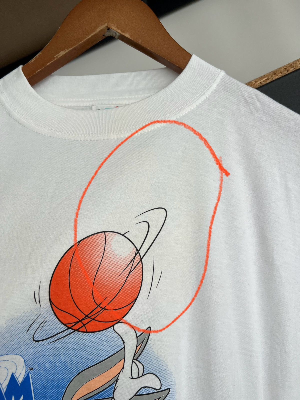 Cartoon Network Vintage 1996 Space Jam Bugs Bunny Warner Bros Cartoon Tshirt Size US XL / EU 56 / 4 - 10 Thumbnail