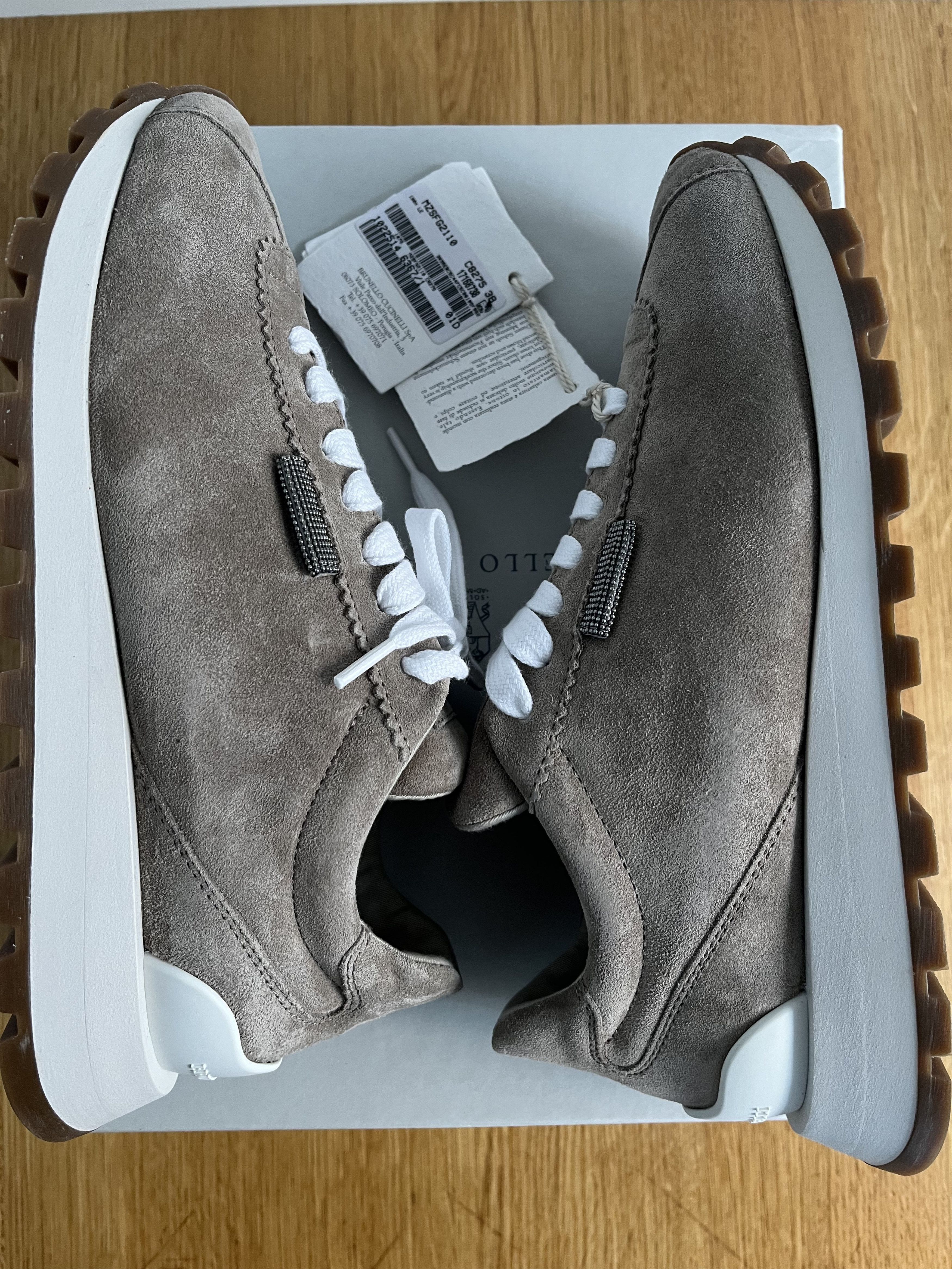 Brunello Cucinelli Brunello Cucinelli Sneaker in Suede Leather Size US 8 / IT 38 - 4 Thumbnail