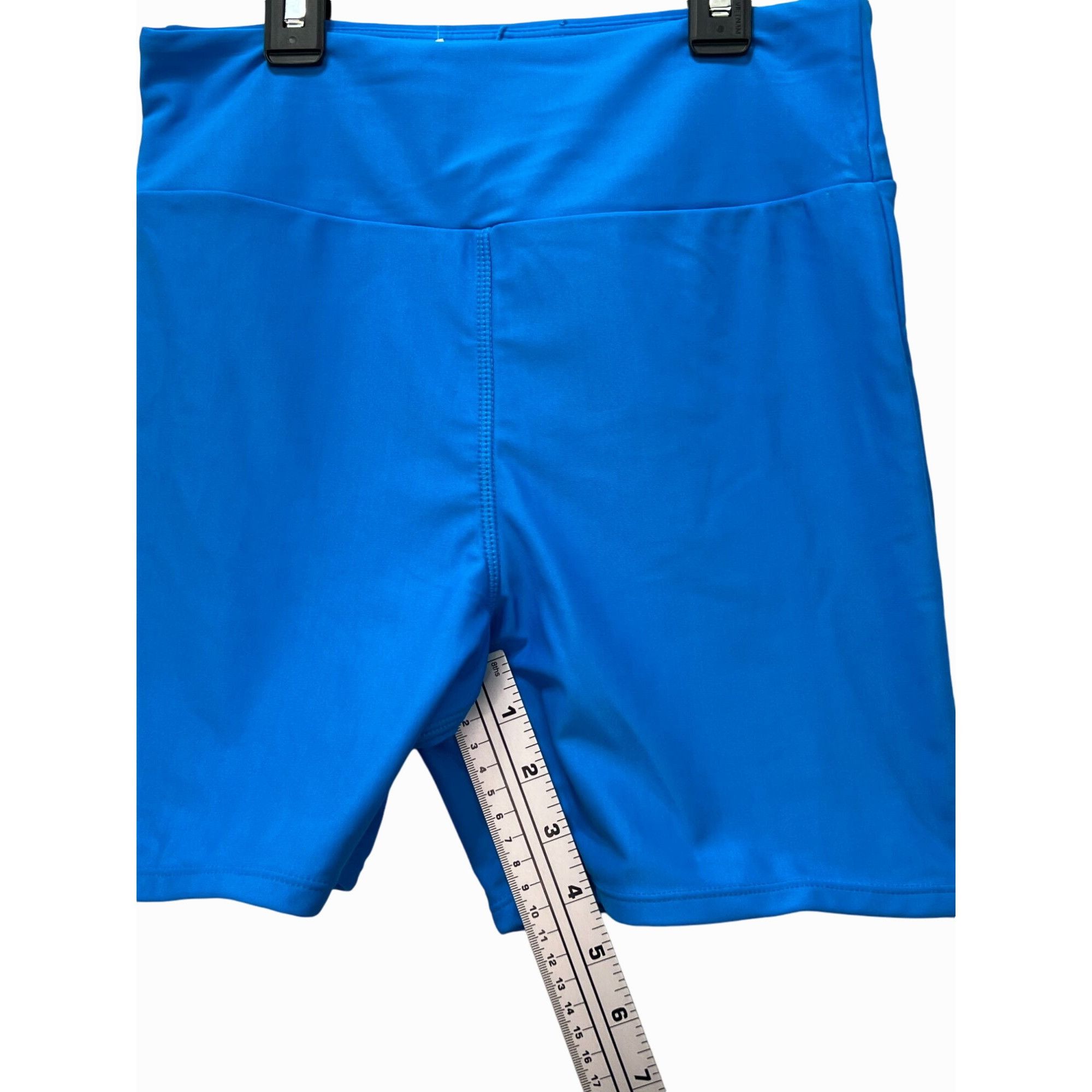 Other Wild Fable Women's High Waisted bike Shorts - Light Blue - X Size 24" / US 00 / IT 34 - 7 Thumbnail