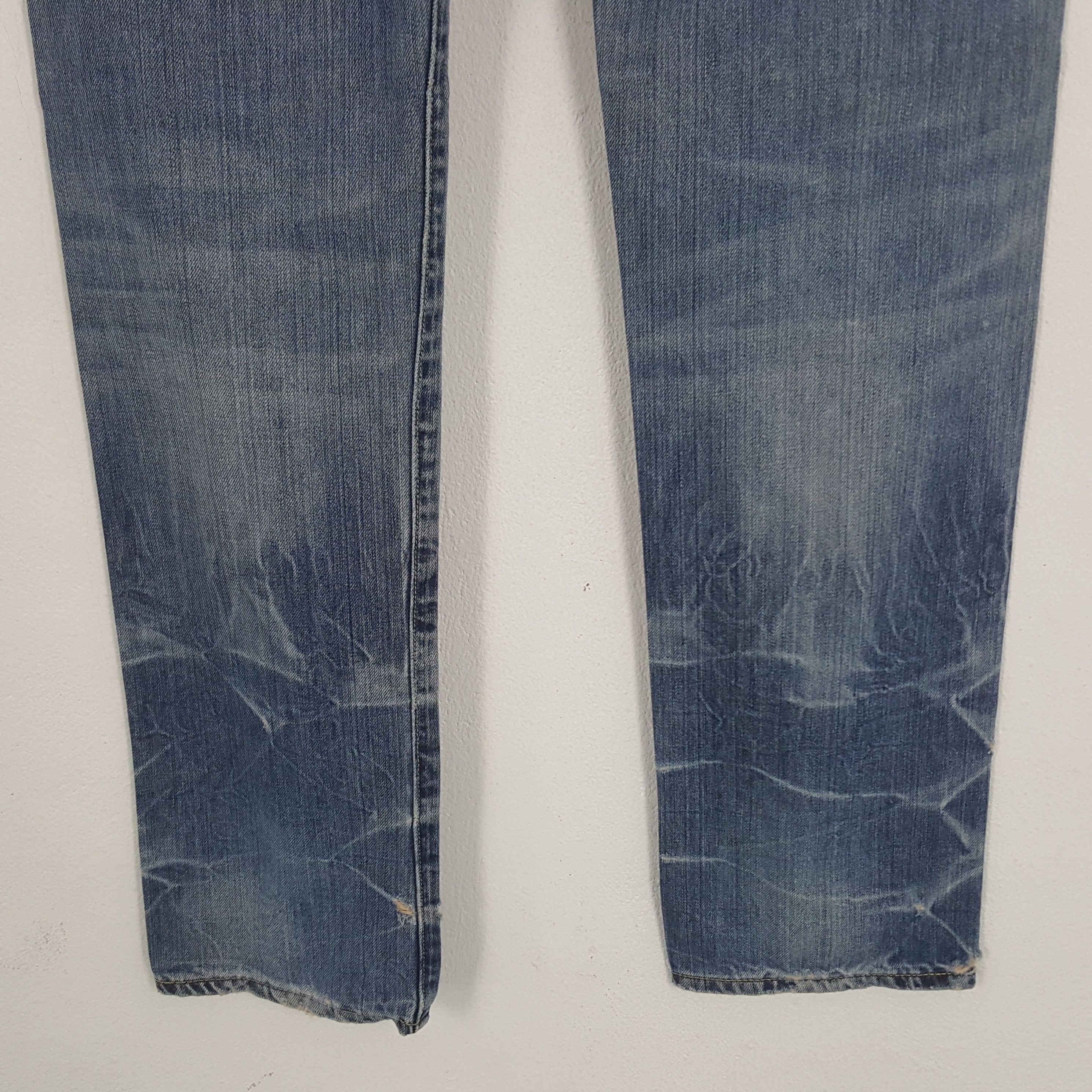 Christian Audigier × Ed Hardy × Vintage Vintage Ed Hardy Christian Audigier Custom Art Denim Jeans Size US 32 / EU 48 - 3 Thumbnail
