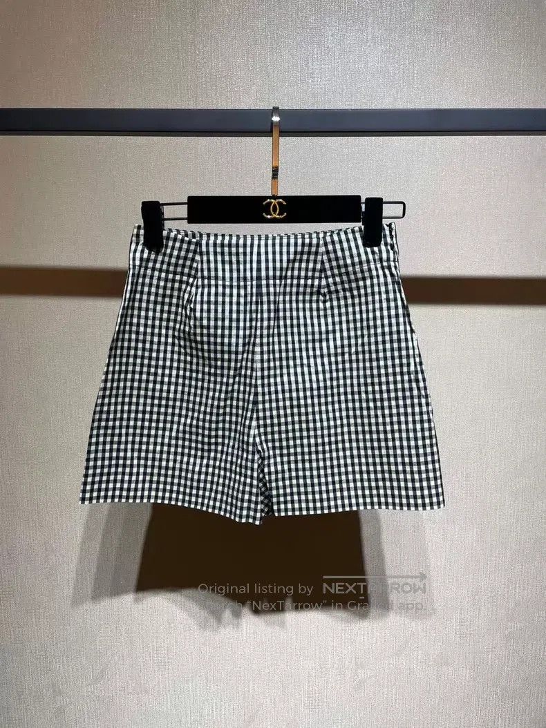Dior Dior Classic black and white checkered shorts Size 42" / US 20 - 1 Thumbnail