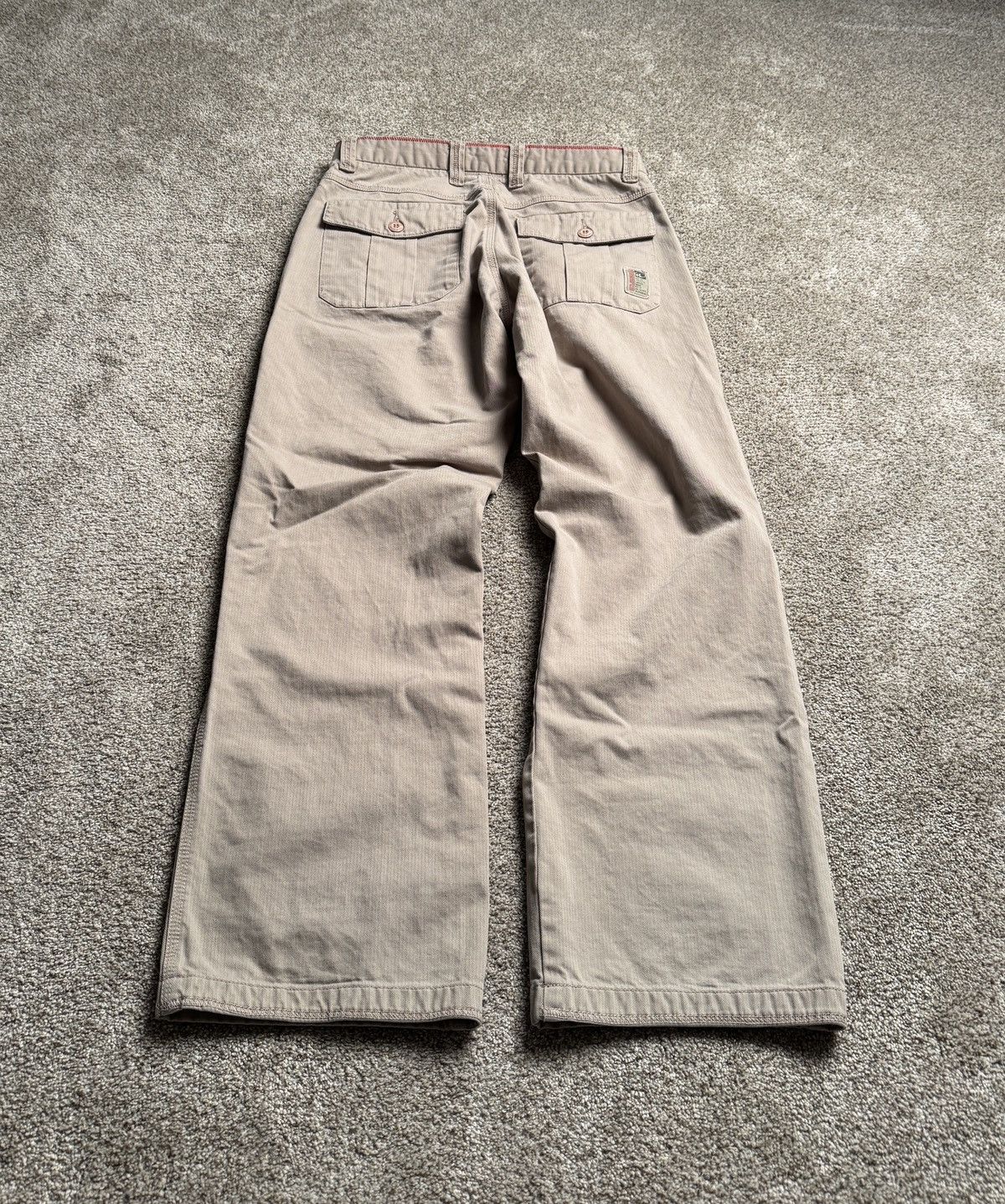 Other TAN RIPZONE “ZIG ZAG” HBT STRAIGHT LEG TROUSERS Size US 31 - 6 Thumbnail
