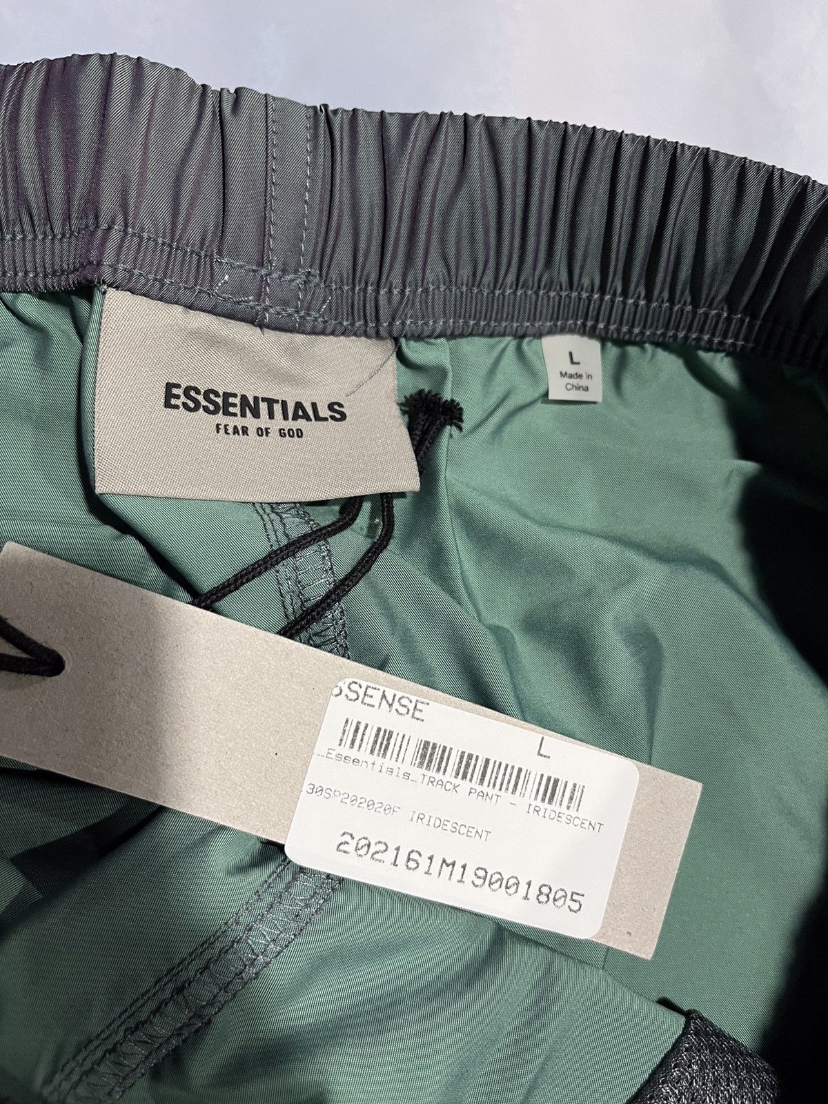 Essentials Fear of God Essentials Iridescent Track Pants Size US 35 - 13 Thumbnail
