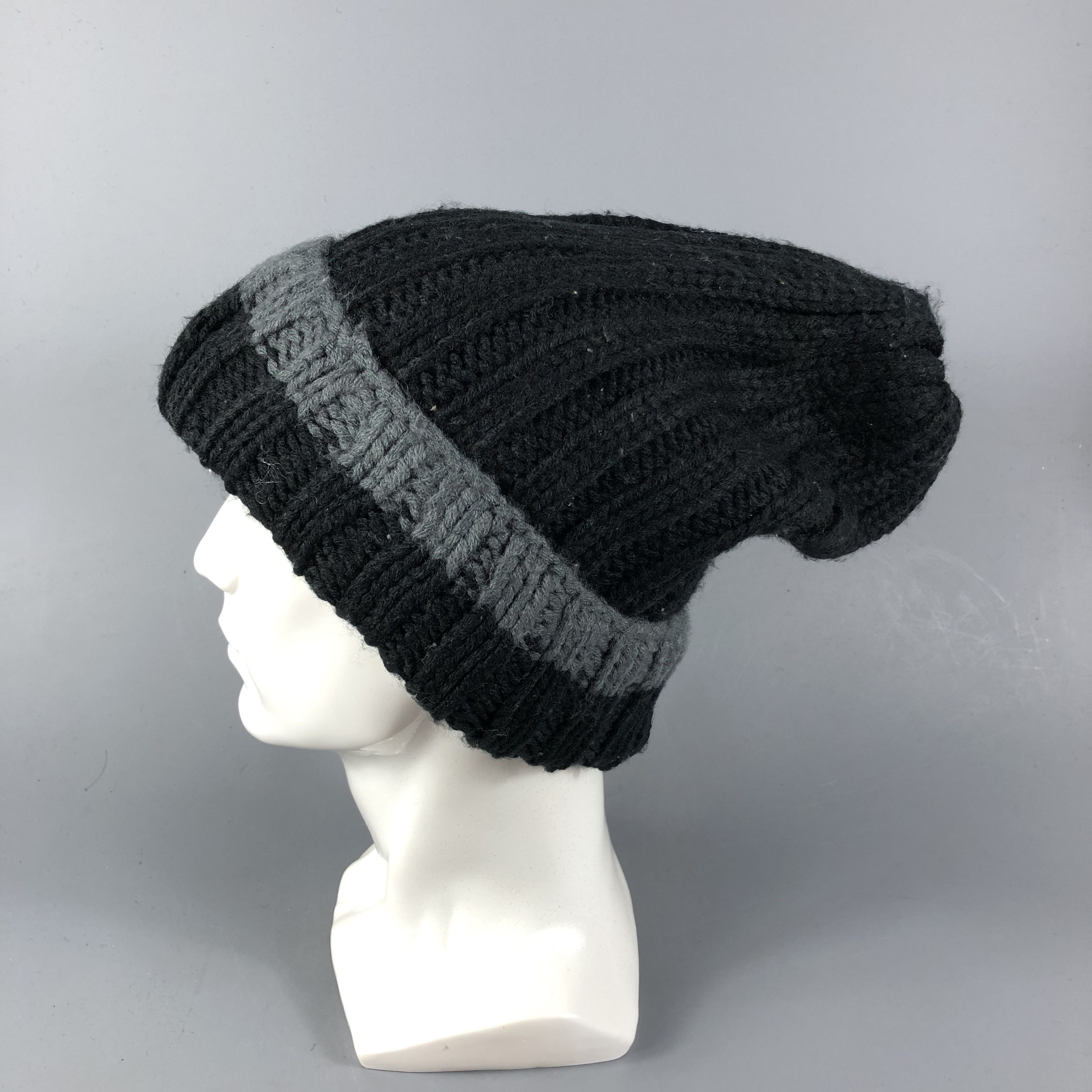 Vintage Hang Over Pleated Beanie Snowcap Snow Hat B804 Size ONE SIZE - 2 Thumbnail