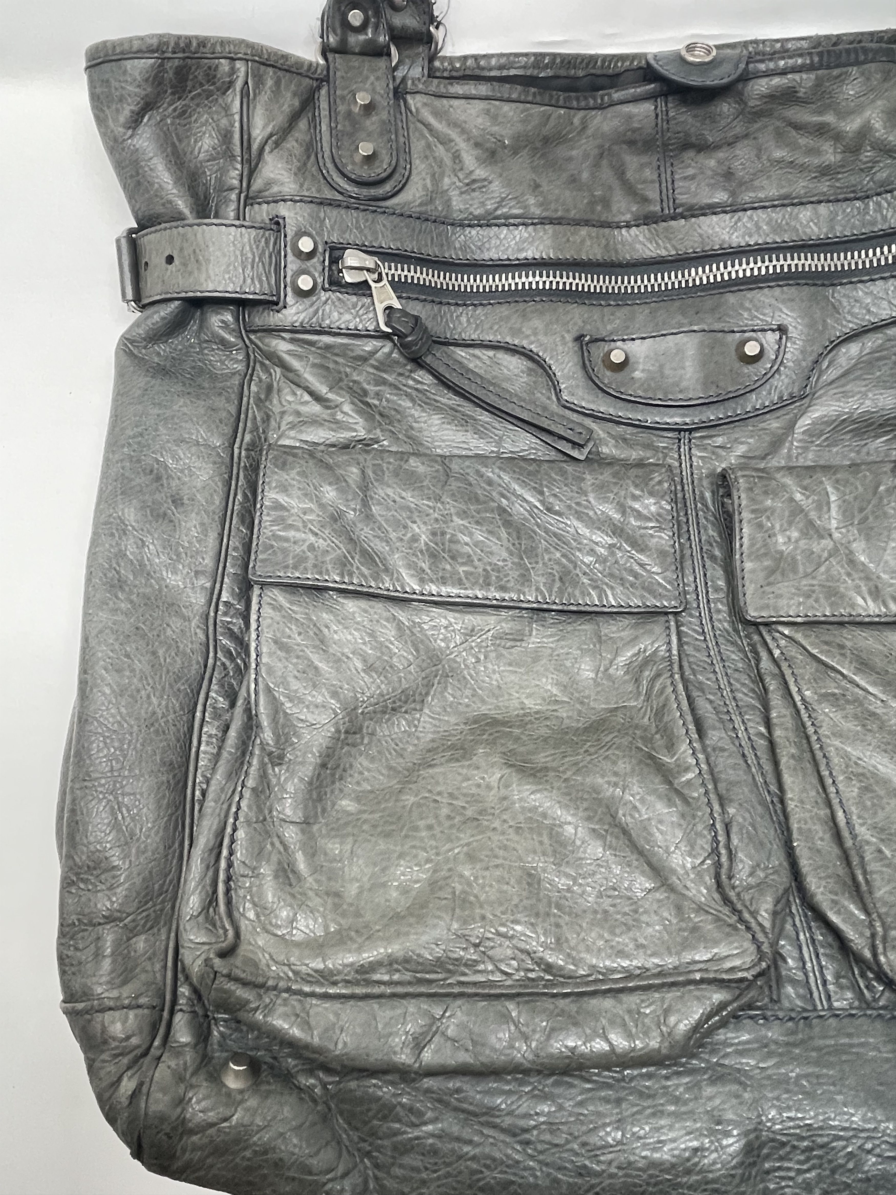 Balenciaga Balenciaga Agneau Cube Pocket Tote Size ONE SIZE - 8 Thumbnail