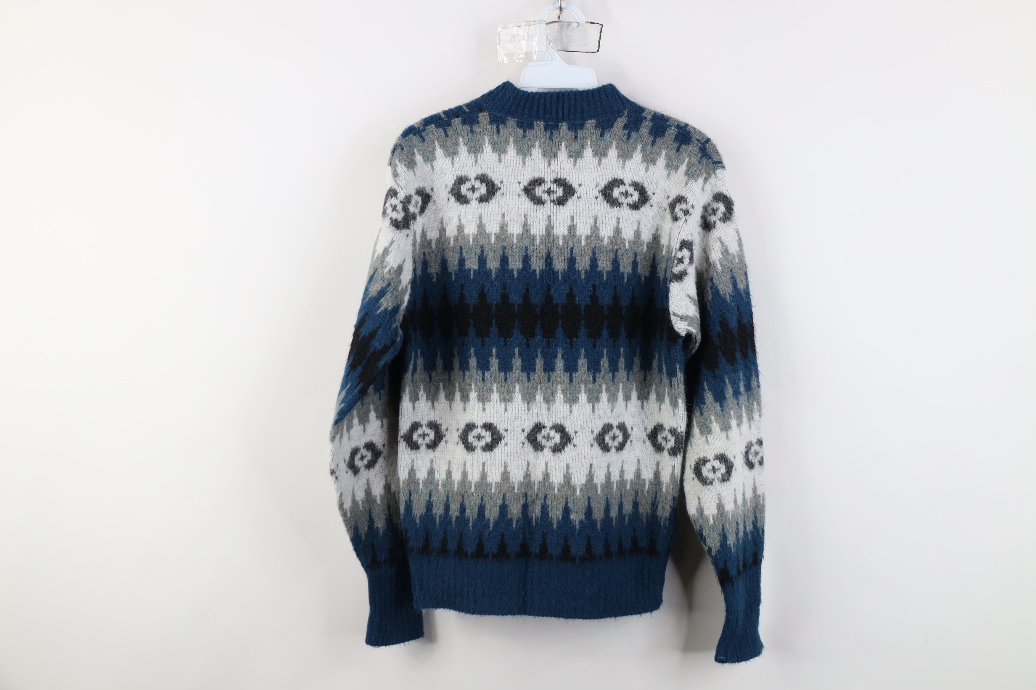 Vintage Vintage 50s Streetwear Knit Fair Isle Crewneck Sweater USA Size US S / EU 44-46 / 1 - 11 Thumbnail
