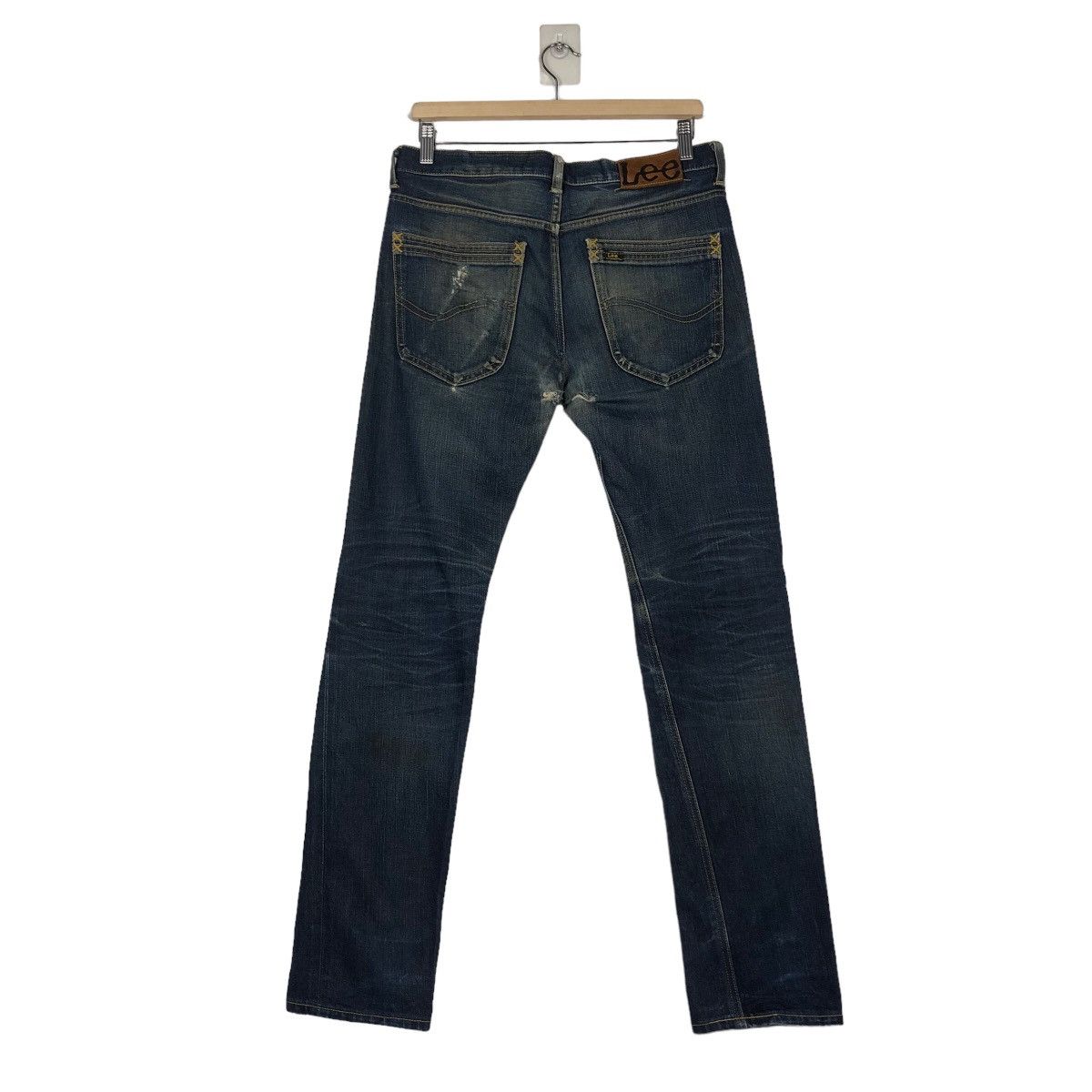 Japanese Brand 🔥VINTAGE DENIM LEE SELVEDGES RED LINE BIKER WEAR Size US 30 / EU 46 - 8 Thumbnail