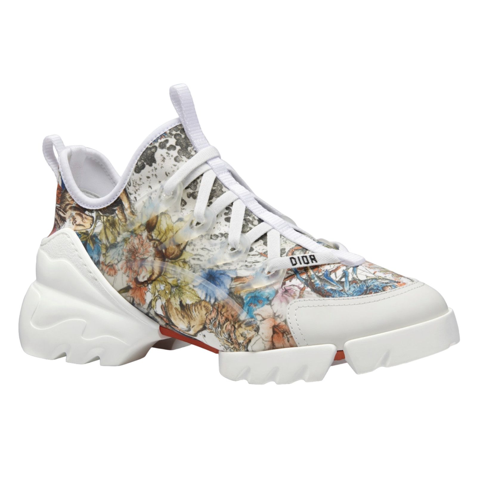 Dior D Connect Zodiac Printed Lace Up Flat Trainer Sneaker 40 Size US 10 / IT 40 - 1 Thumbnail